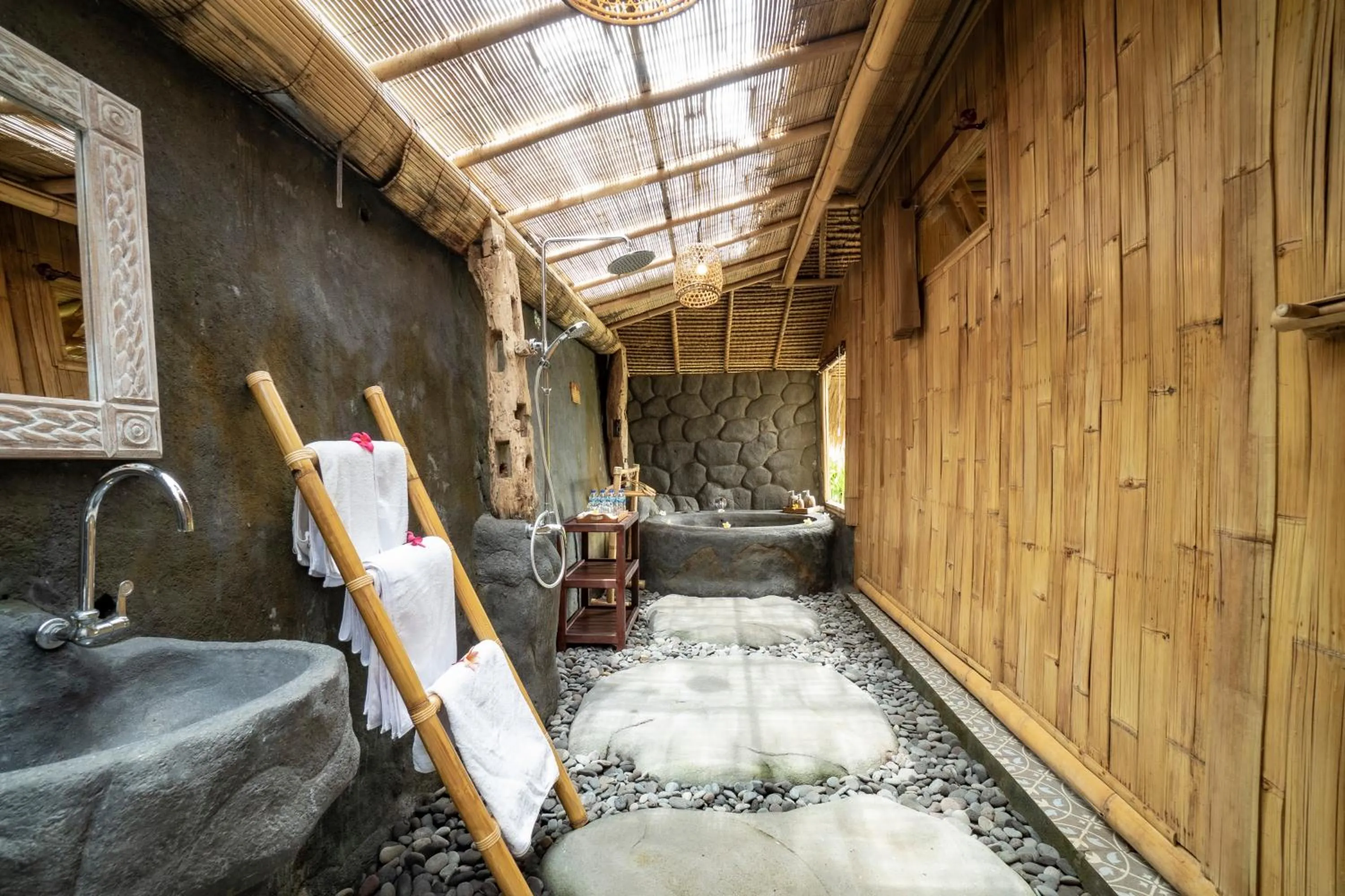 Bathroom in Magatama Villa by Mahaputra