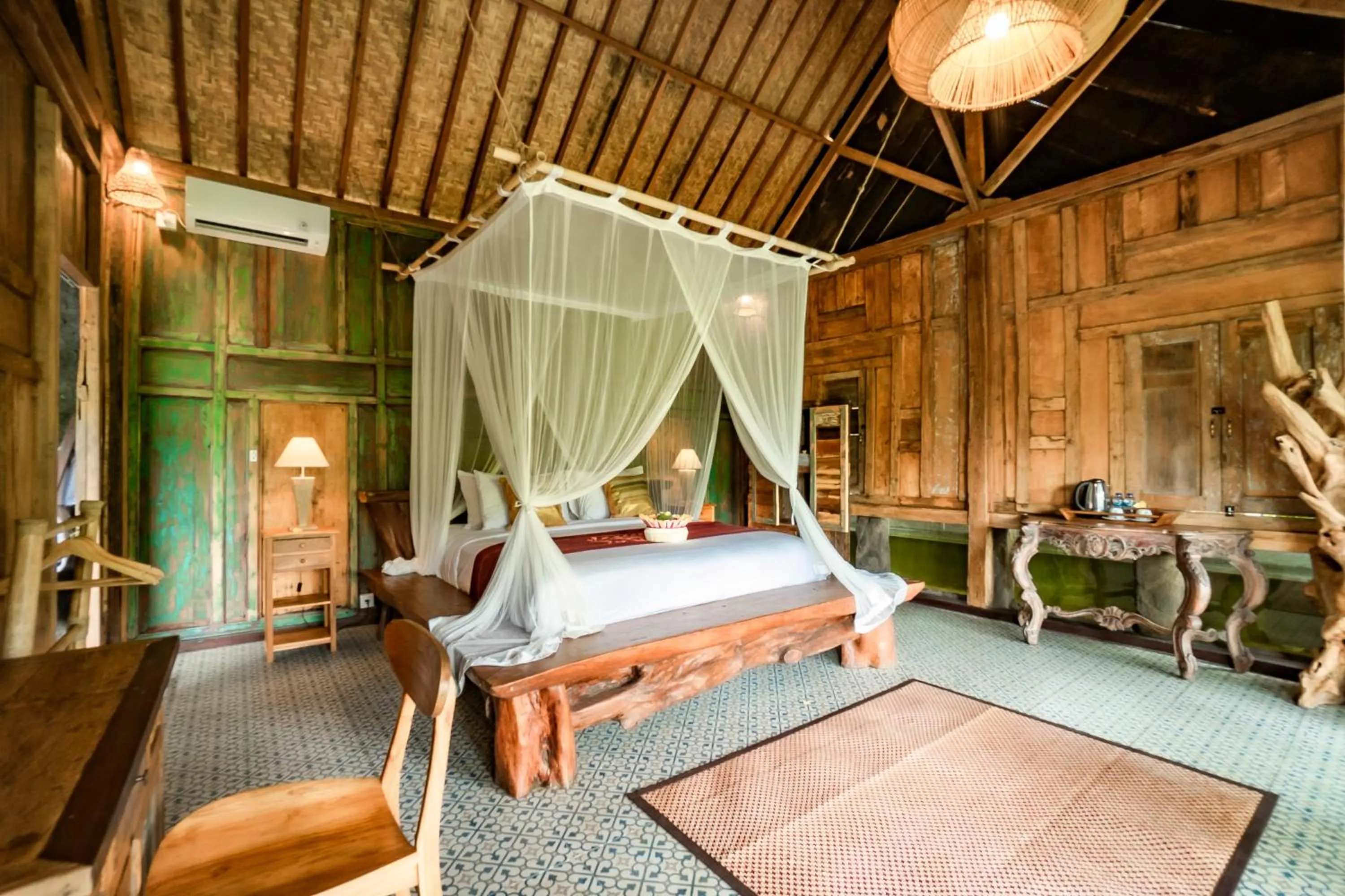 Bedroom, Bed in Magatama Villa by Mahaputra