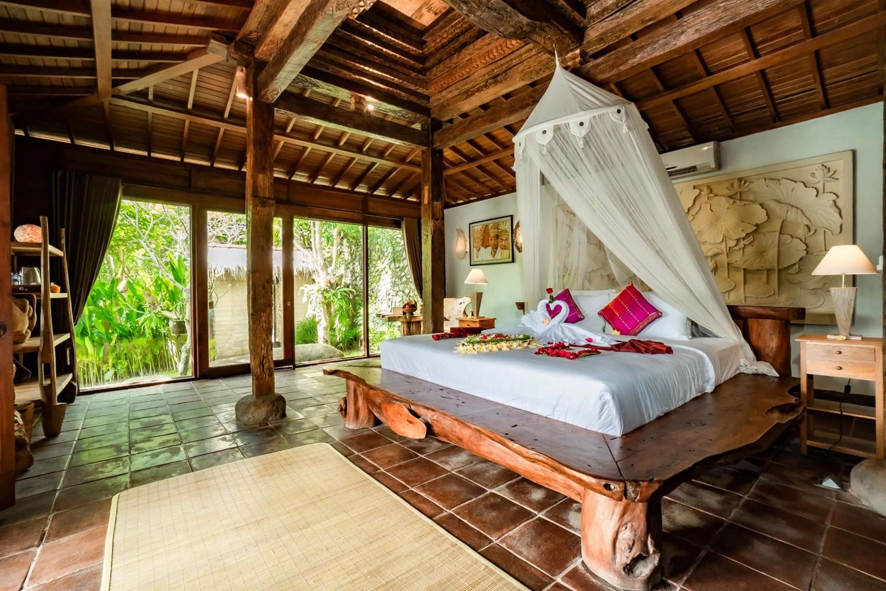 Bedroom, Bed in Magatama Villa by Mahaputra