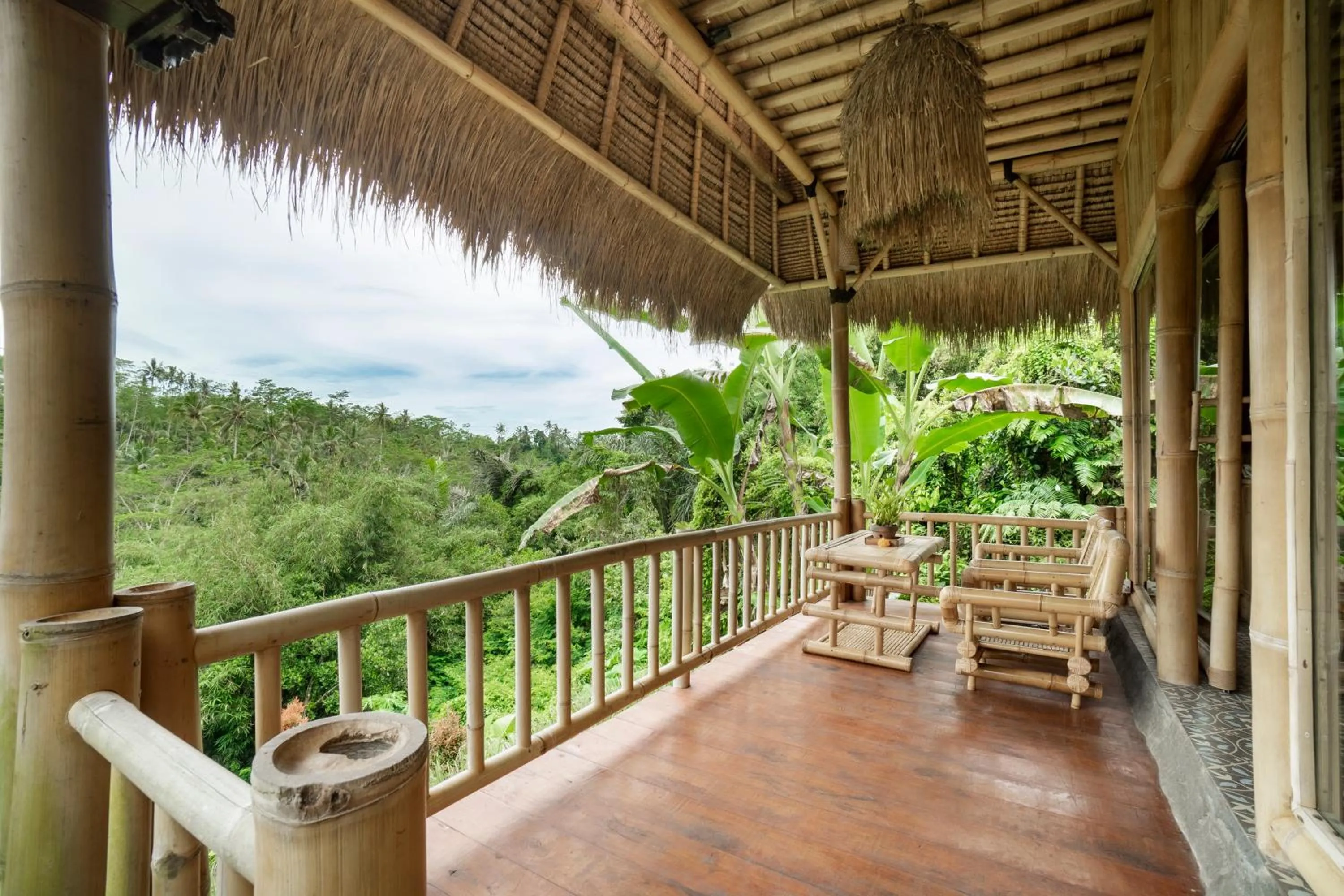 Balcony/Terrace in Magatama Villa by Mahaputra