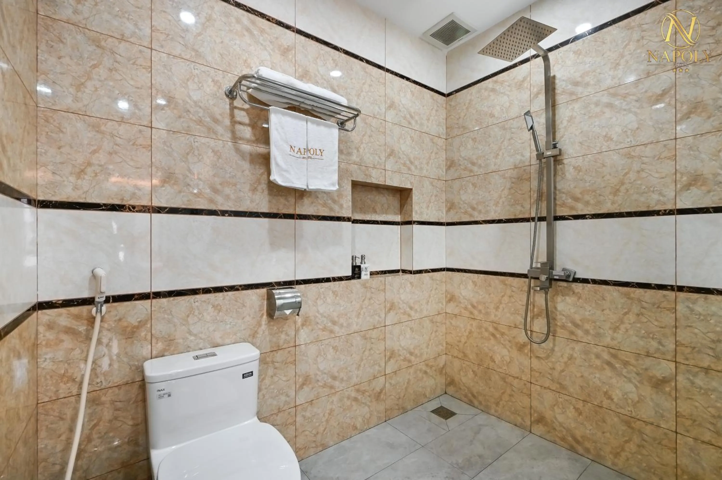 Bathroom in Napoly Hotel