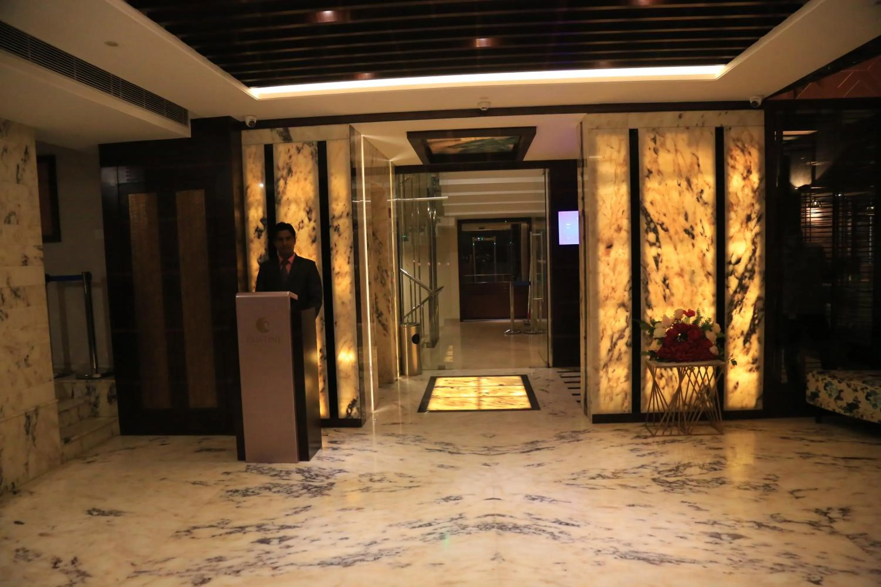 Facade/entrance in Pristine Hotel, Varanasi