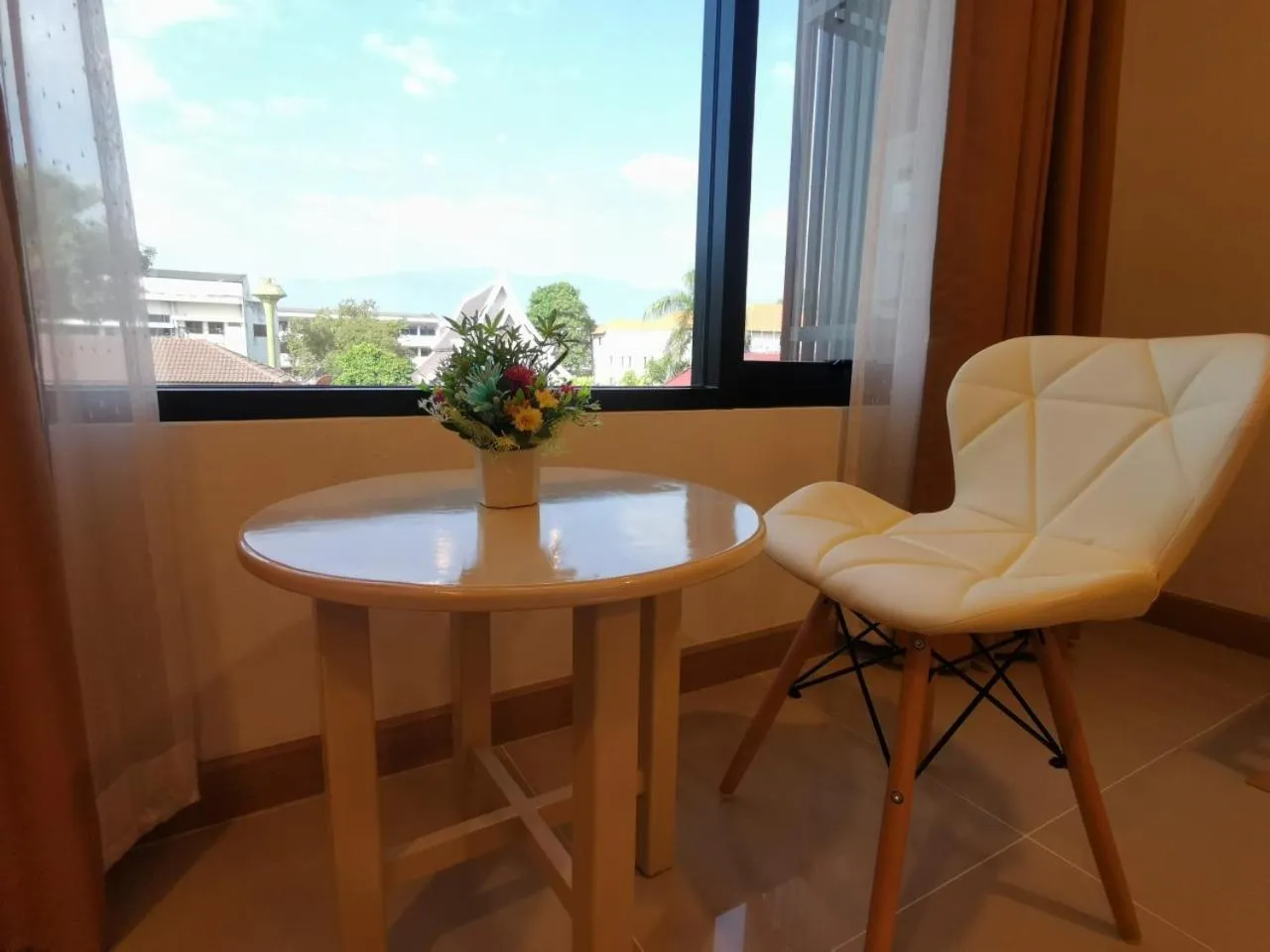 Seating area in Malee Hotel