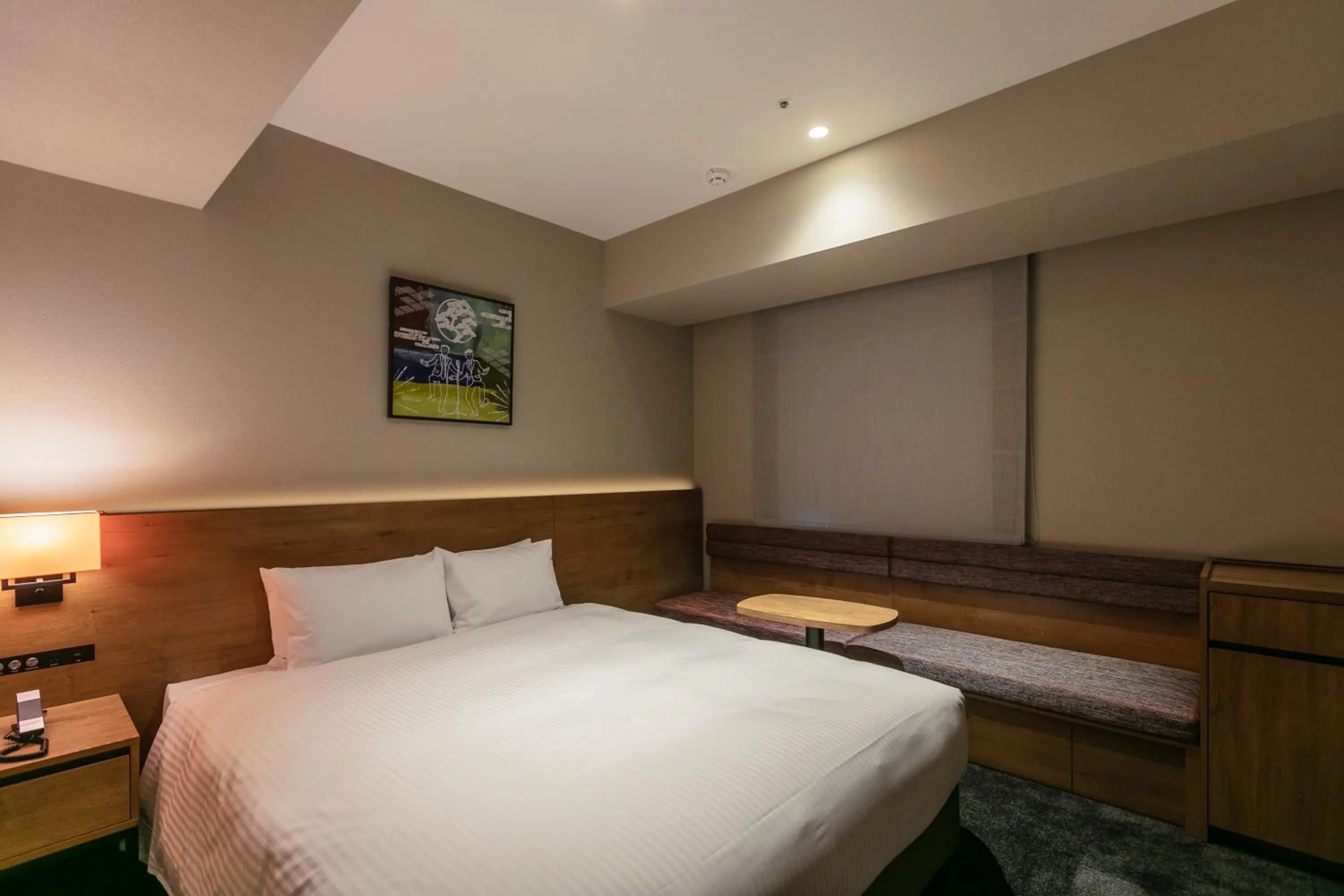 Bed in Hotel Forza Osaka Namba