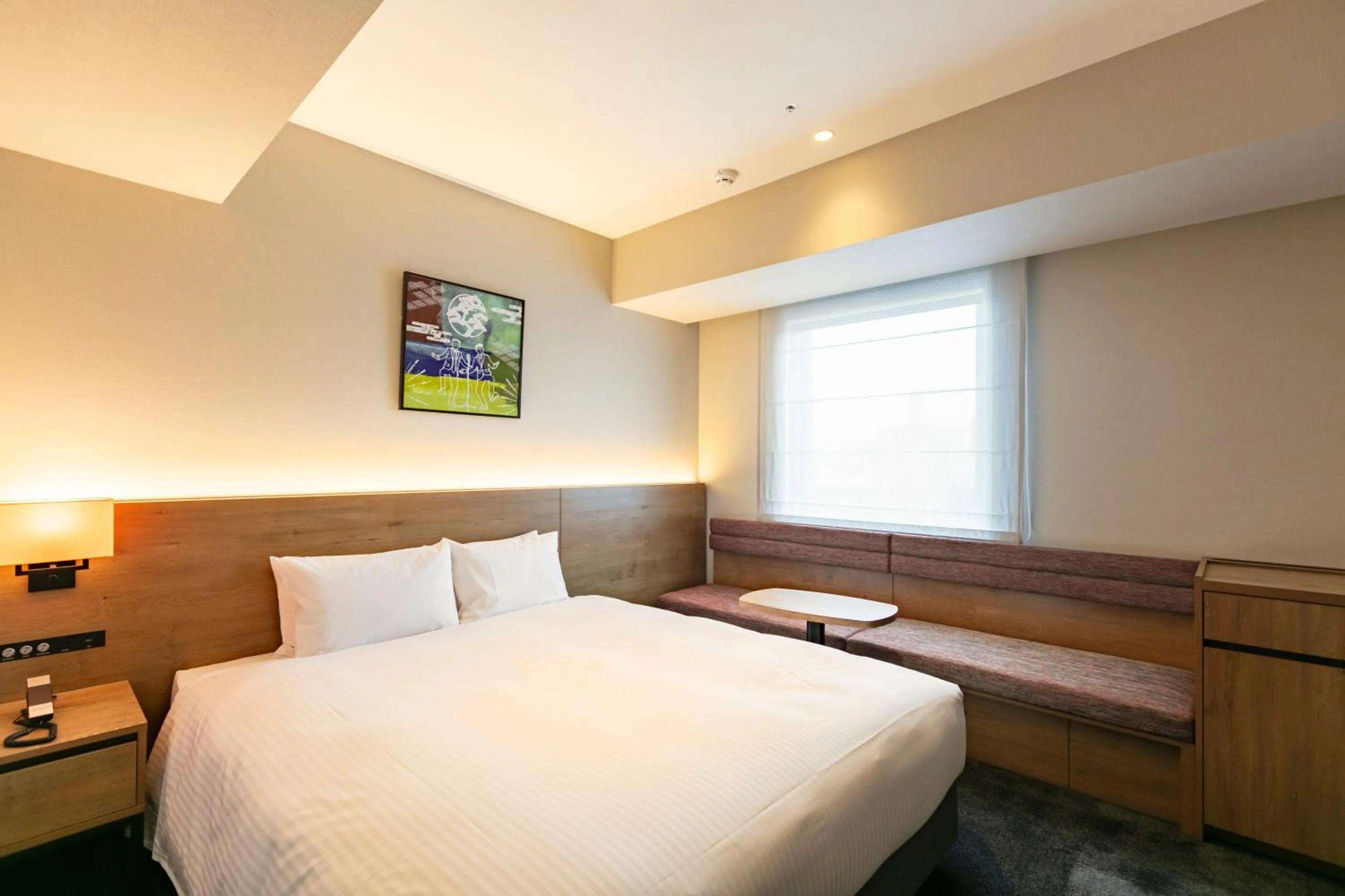 Bed in Hotel Forza Osaka Namba