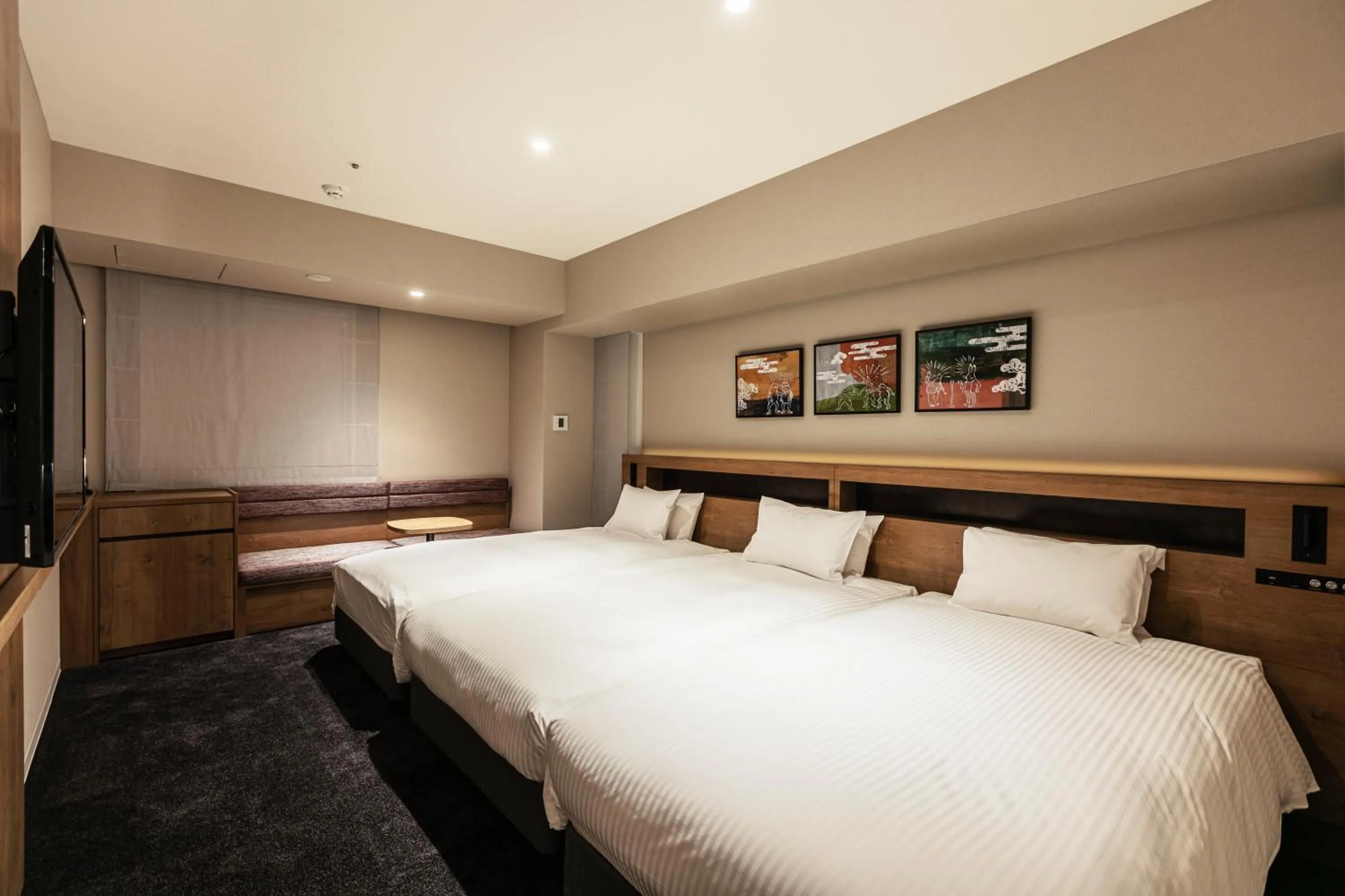 Bed in Hotel Forza Osaka Namba