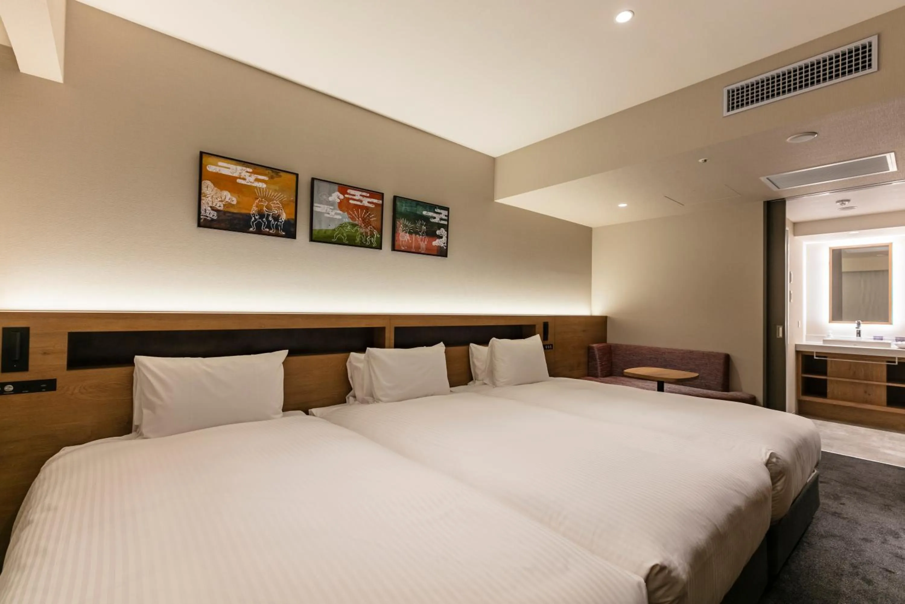 Bed in Hotel Forza Osaka Namba