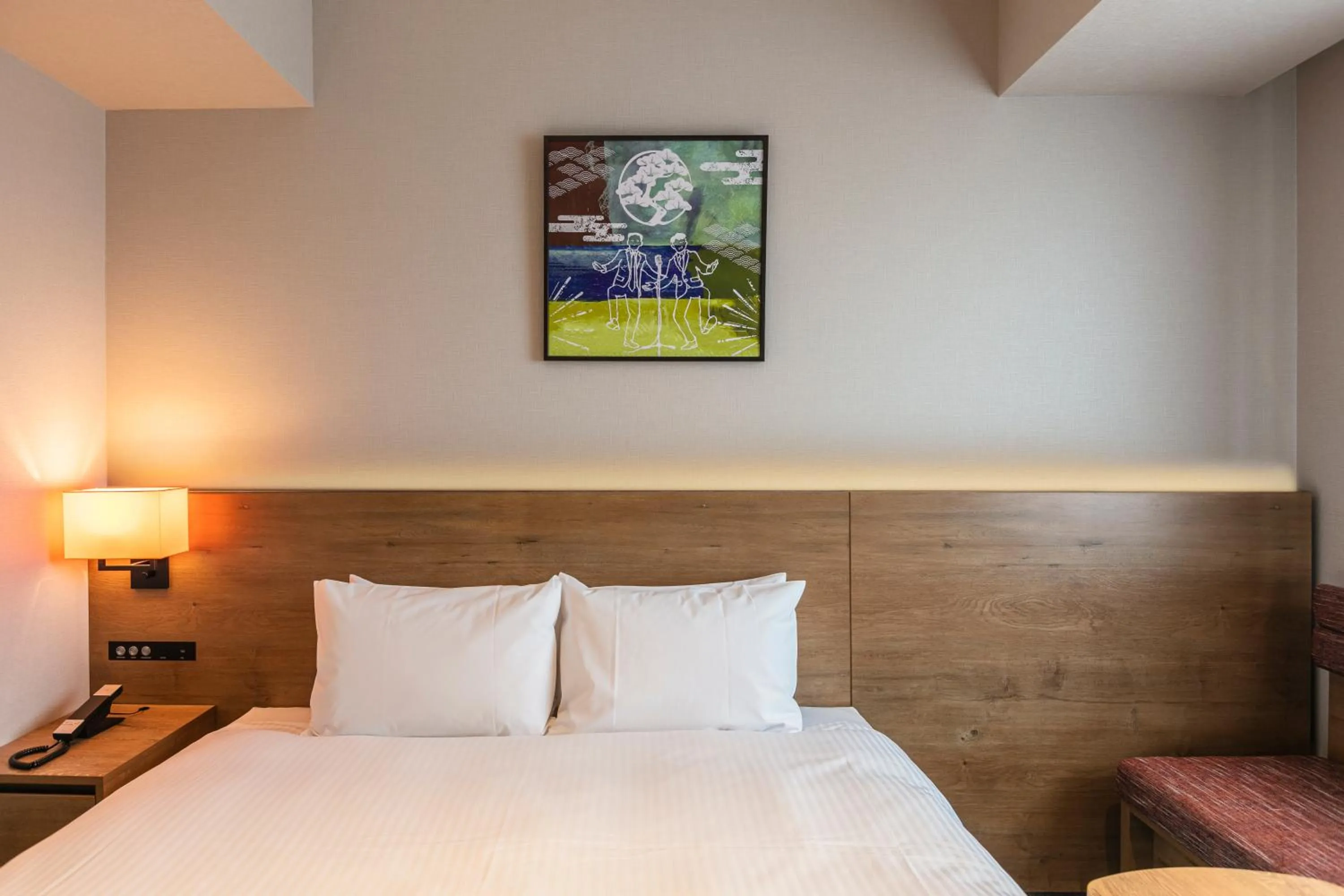 Bed in Hotel Forza Osaka Namba