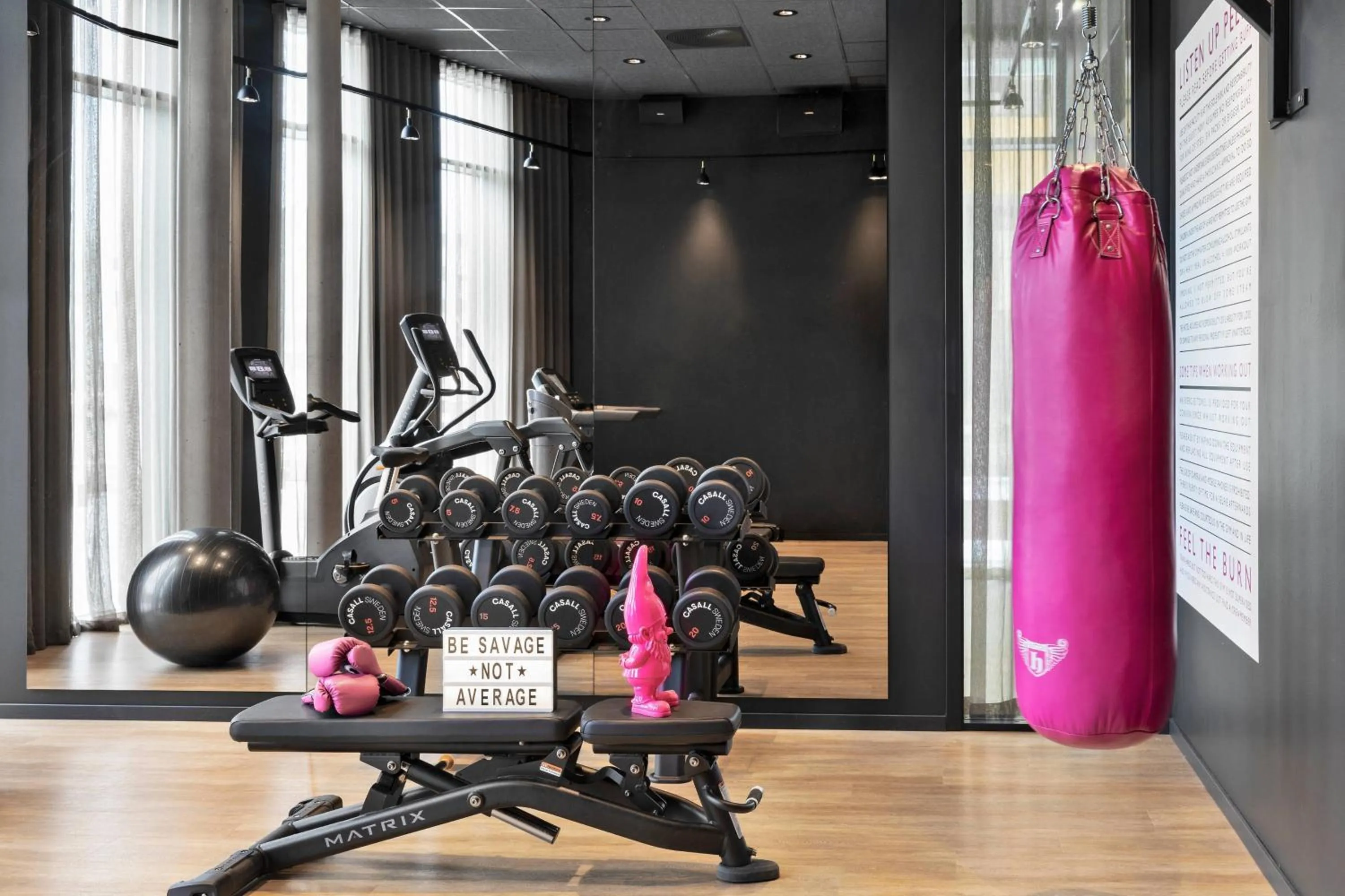 Fitness centre/facilities in Moxy Bergen
