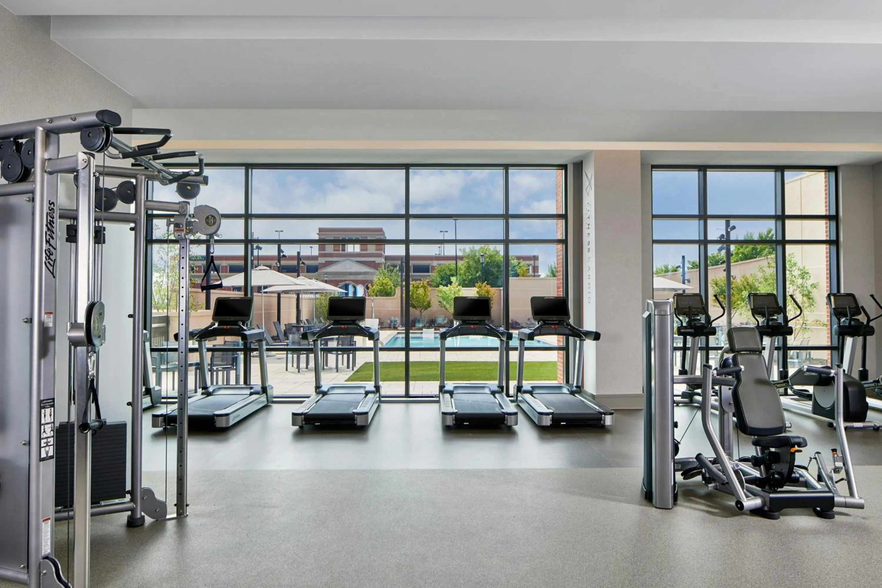 Fitness centre/facilities in UNC Charlotte Marriott Hotel & Conference Center