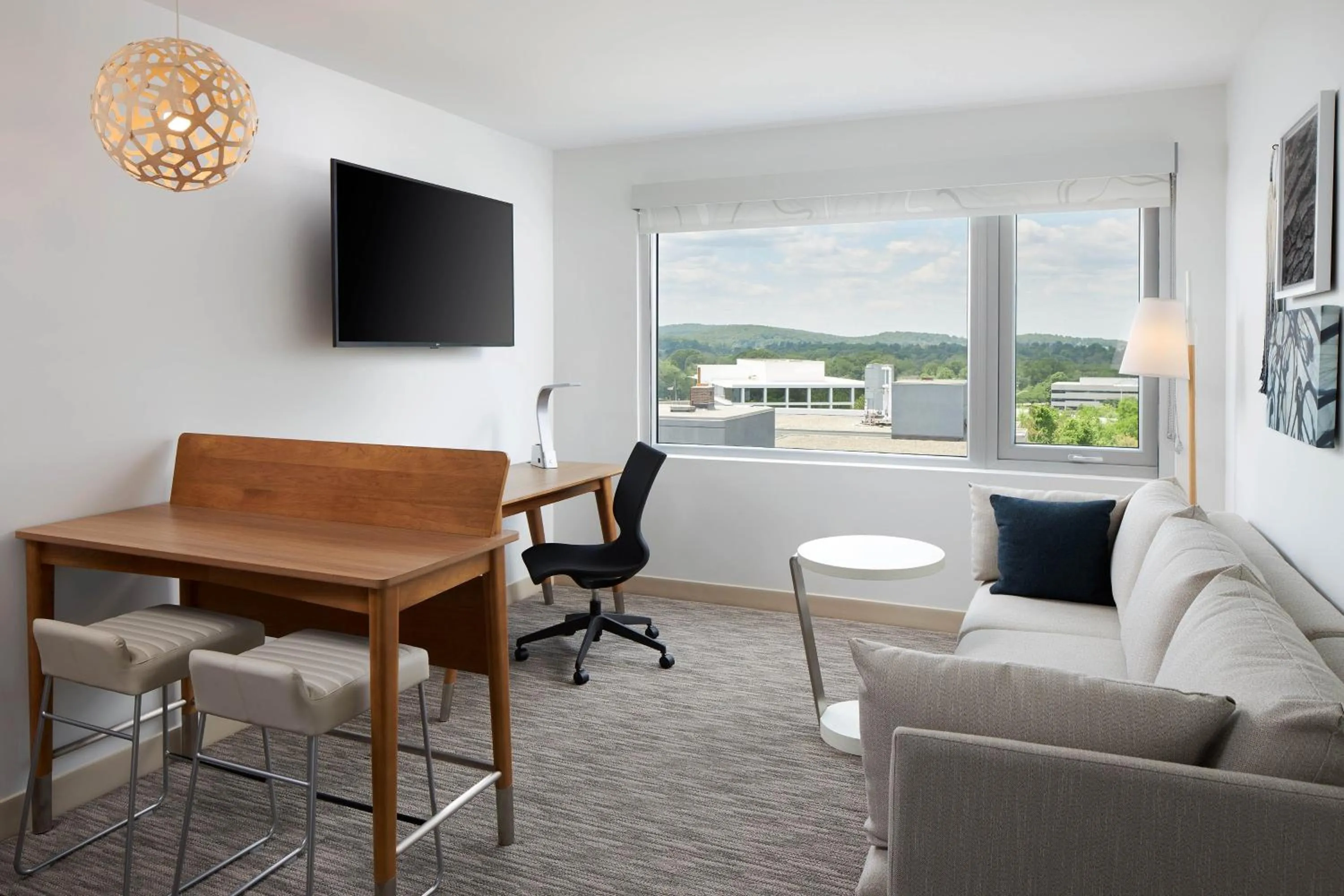 Living room in Element Valley Forge King of Prussia