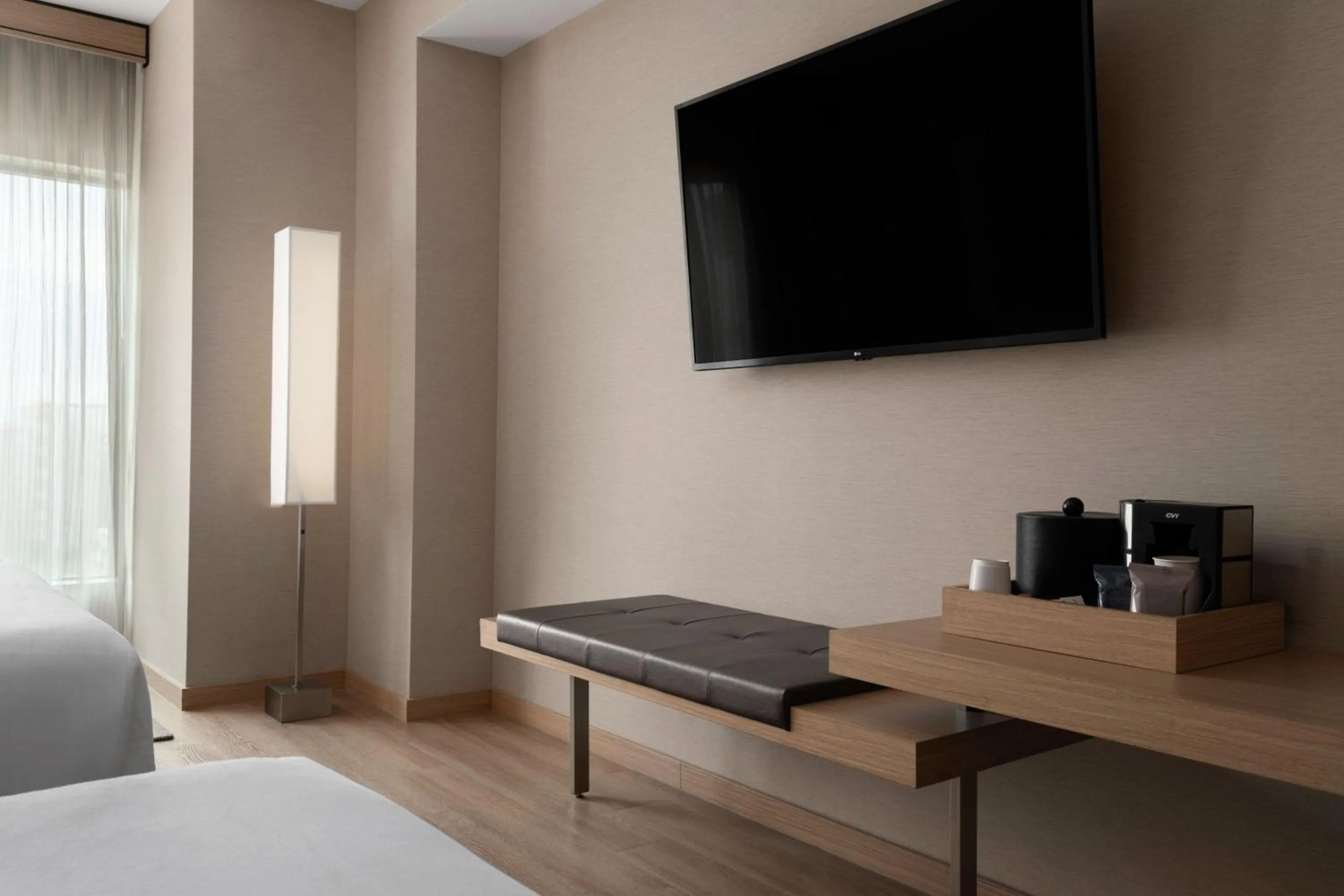 Photo of the whole room, Bed in AC Hotel by Marriott Phoenix Downtown