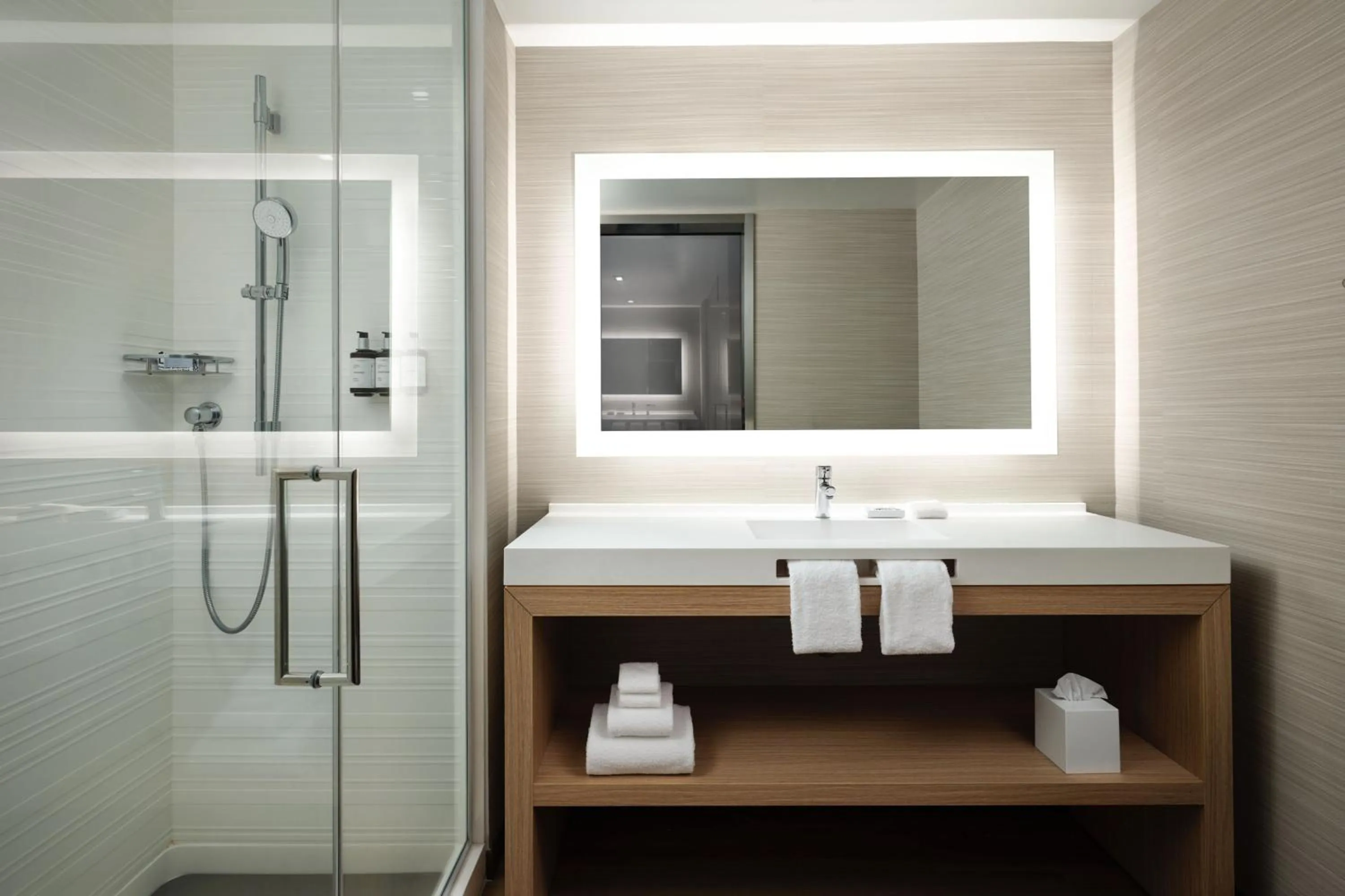 Bathroom in AC Hotel by Marriott Phoenix Downtown