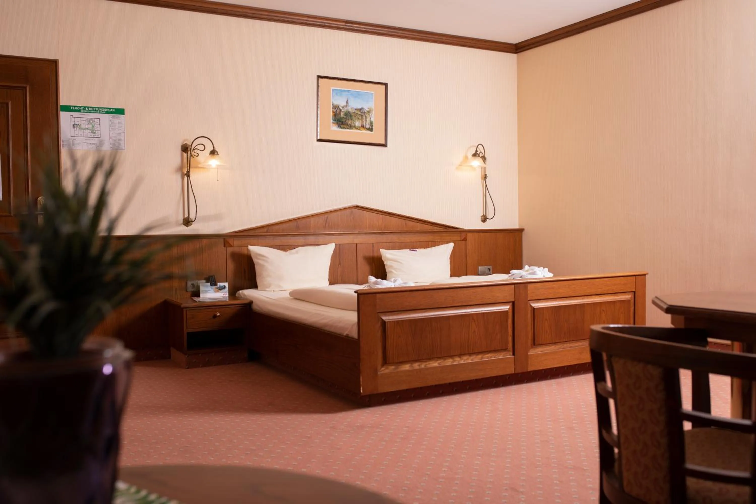 Bed in Hotel DREI SCHWANEN - Ristorante Due Fratelli