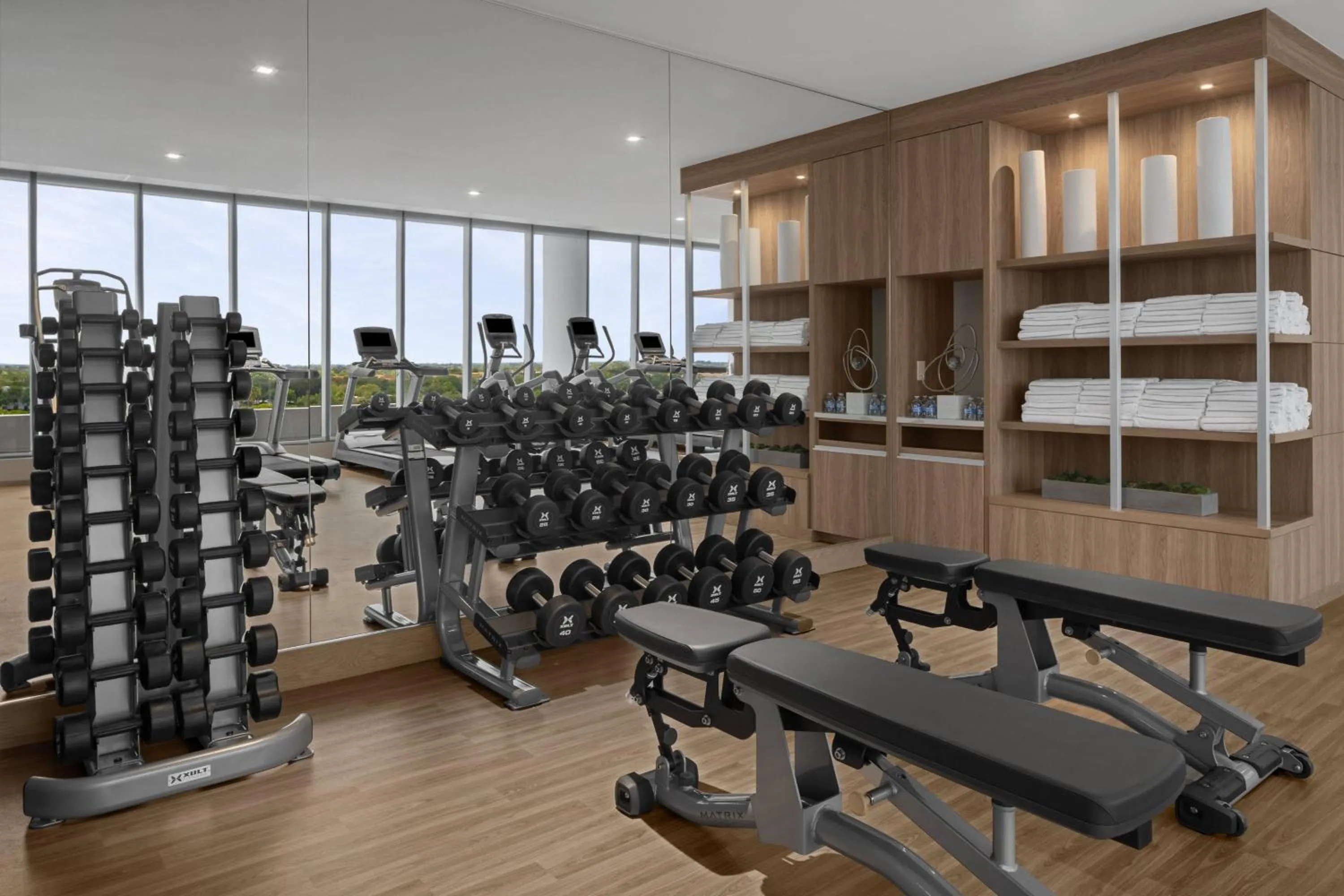 Fitness centre/facilities in AC Hotel by Marriott Fort Lauderdale Sawgrass Mills Sunrise