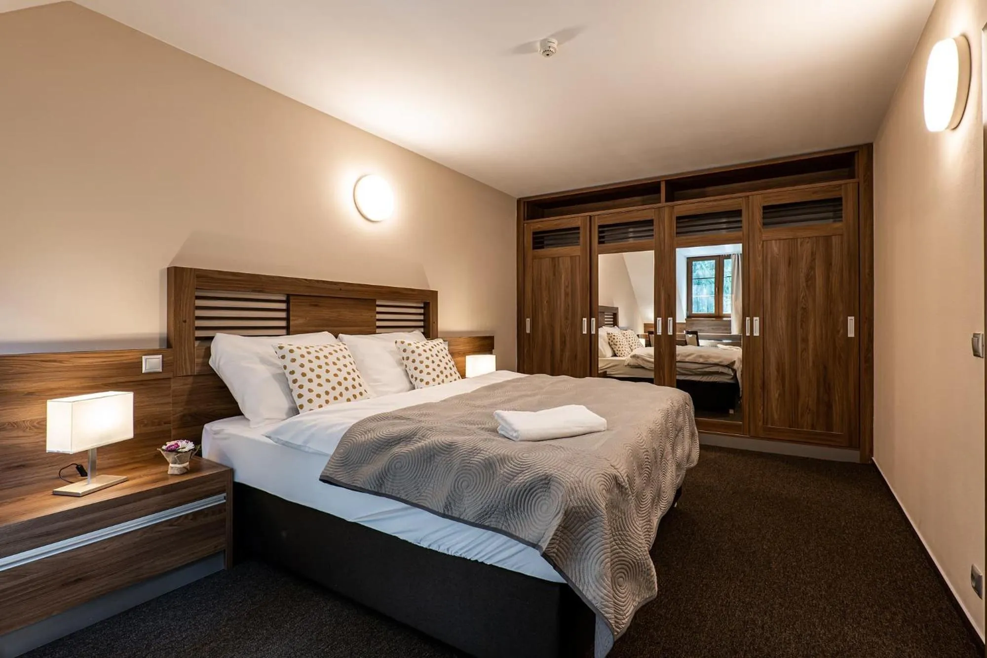 Bed in Wellness Hotel pod Kyčmolem