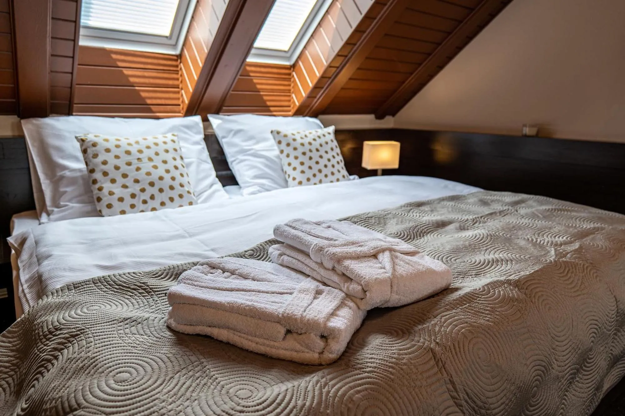 Bed in Wellness Hotel pod Kyčmolem