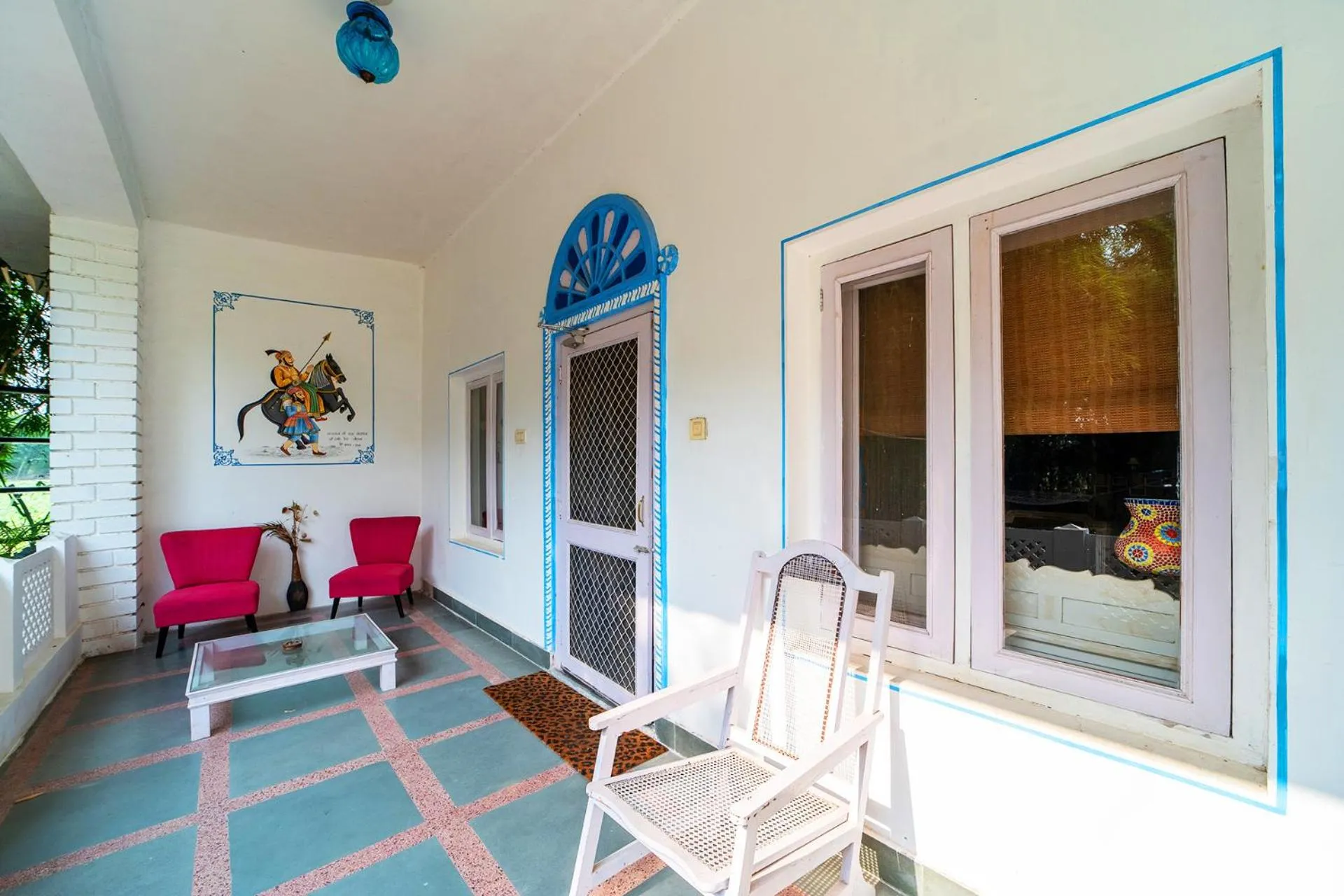 Seating area in Maa Ashapura Resort