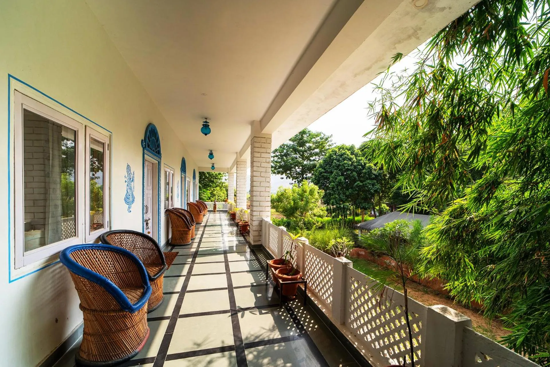 Seating area in Maa Ashapura Resort