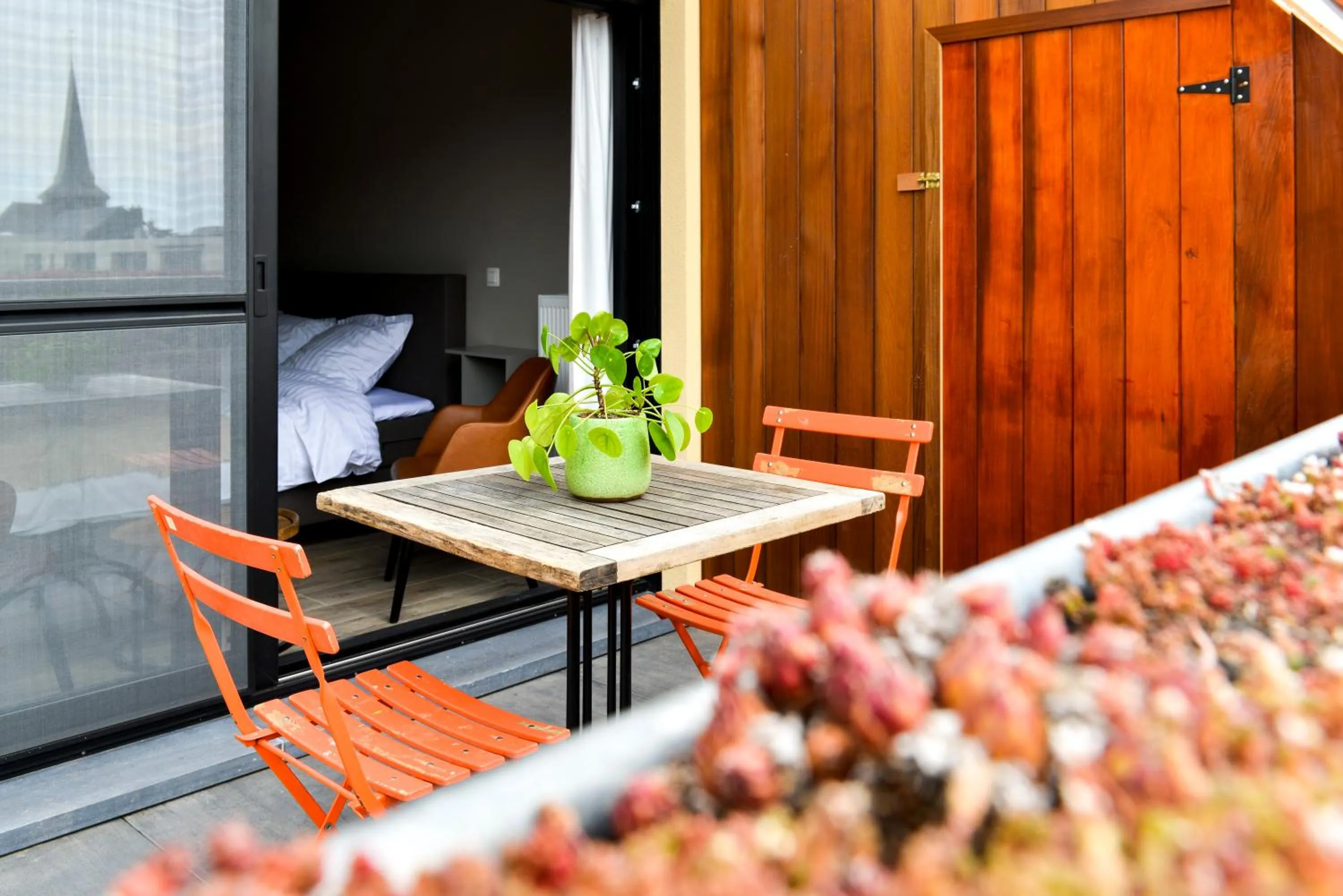 Balcony/Terrace in B&B O Chocolat Cho