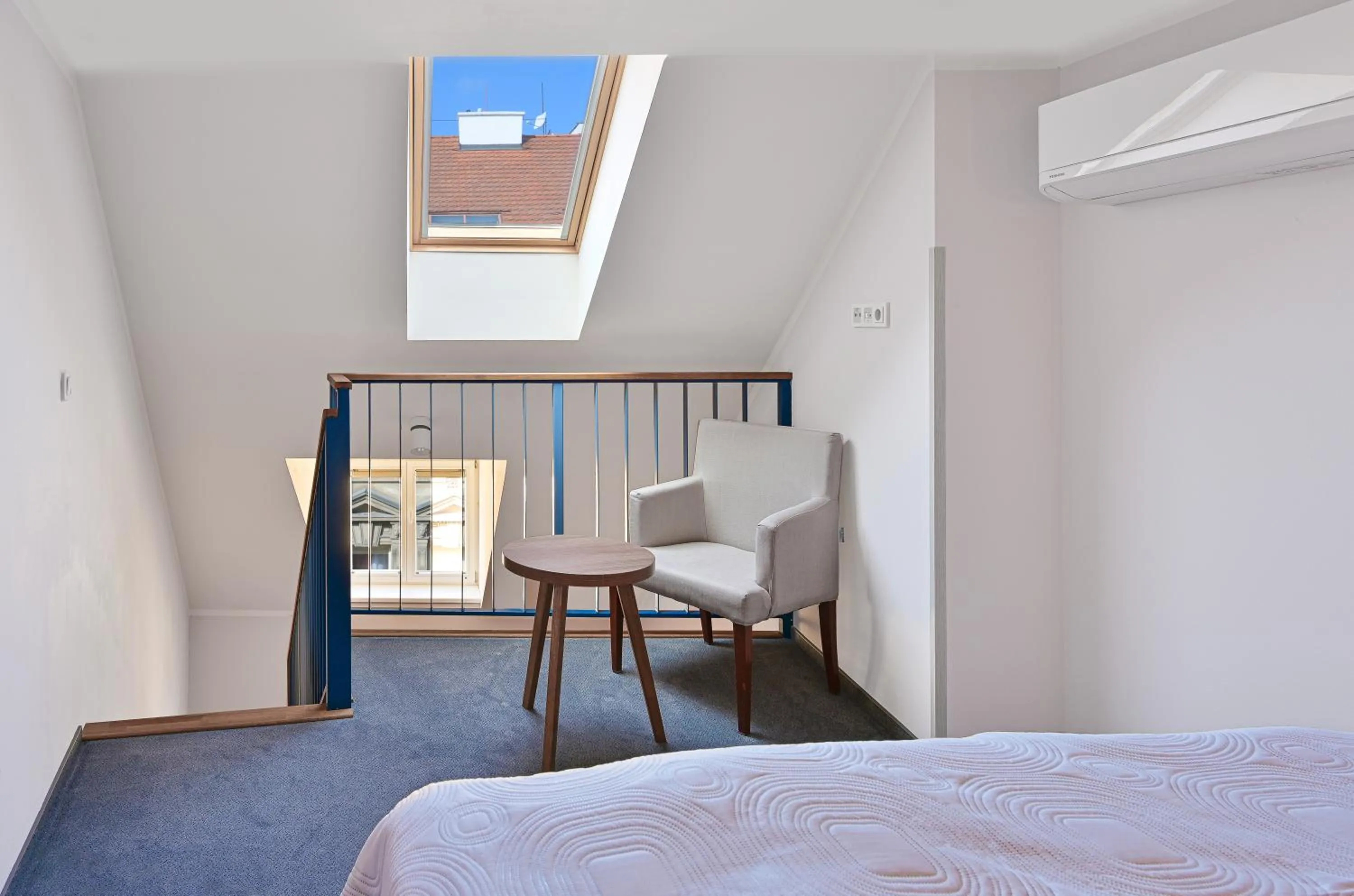 Bed in Hotel Prague Star