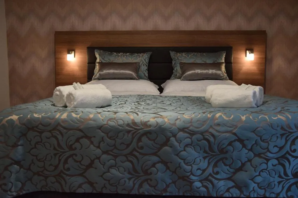 Bed in Hotel Prague Star