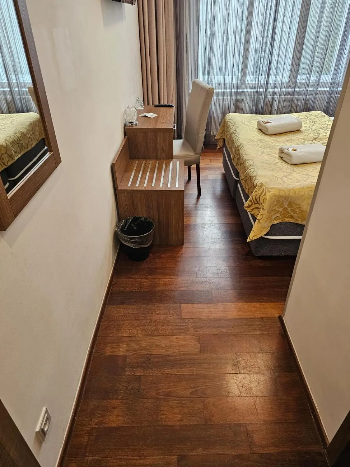 Bed in Hotel Prague Star