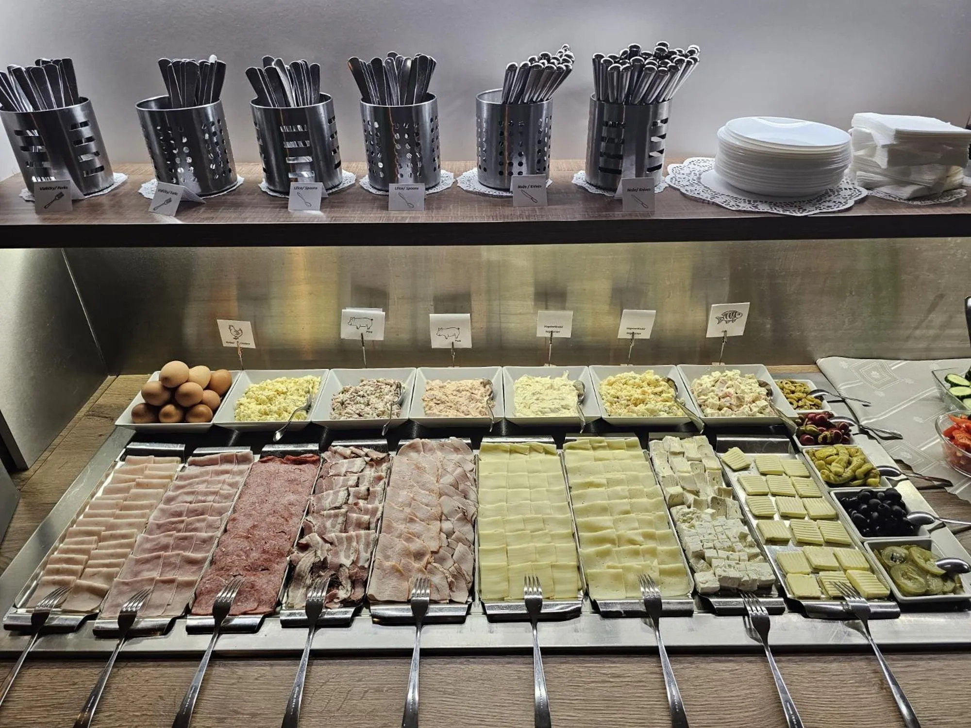 Breakfast in Hotel Prague Star