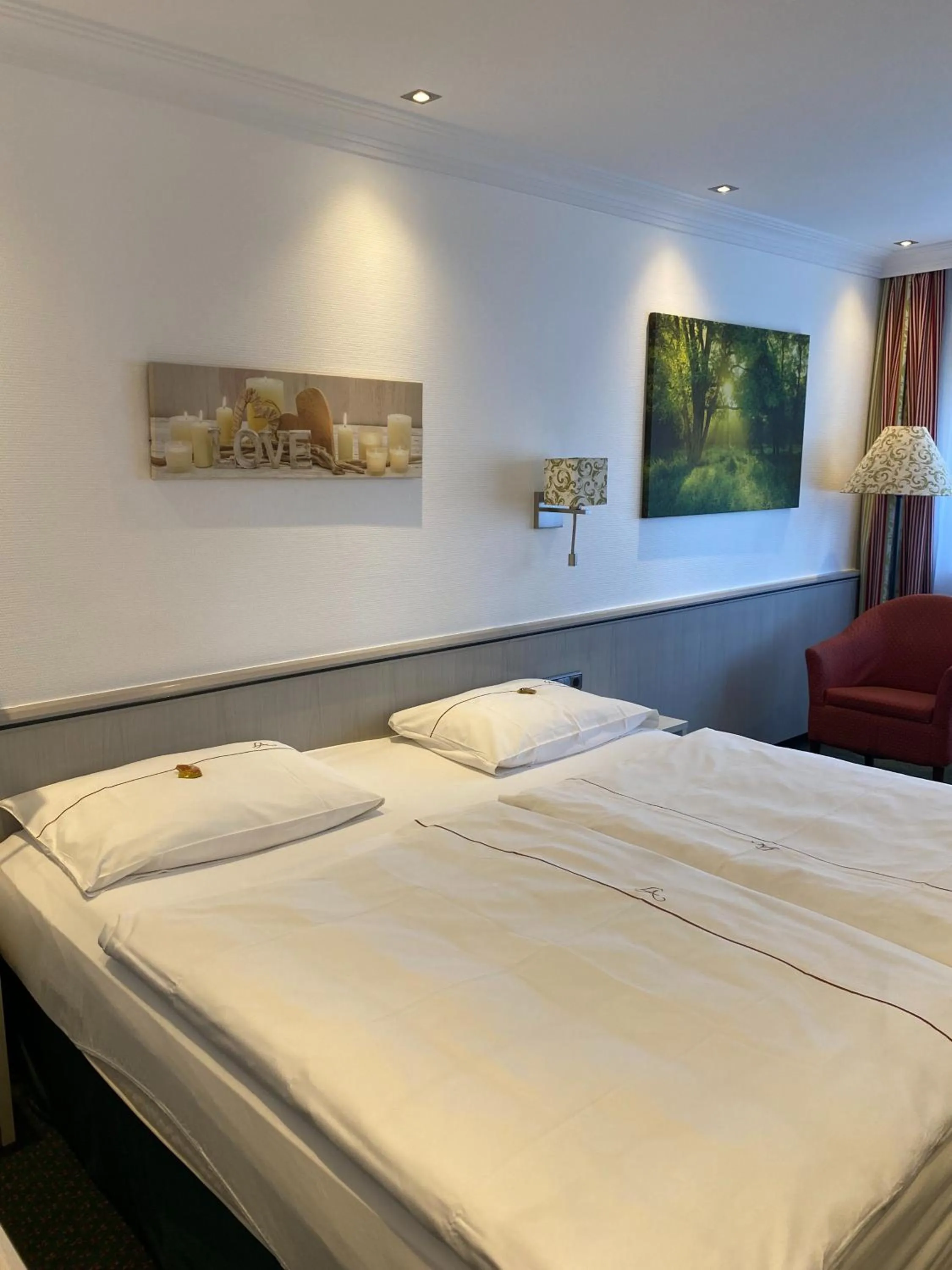 Photo of the whole room, Bed in Landhaus Alpinia