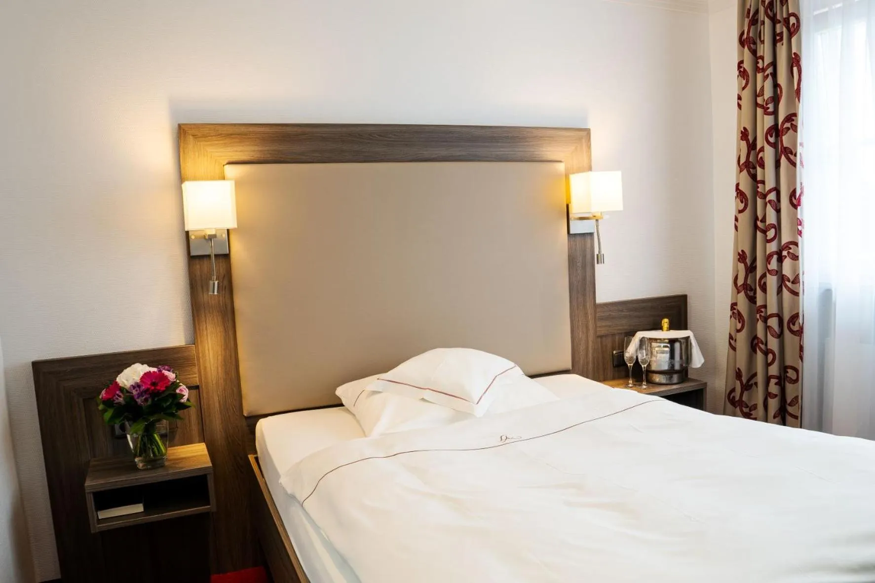 Photo of the whole room, Bed in Landhaus Alpinia