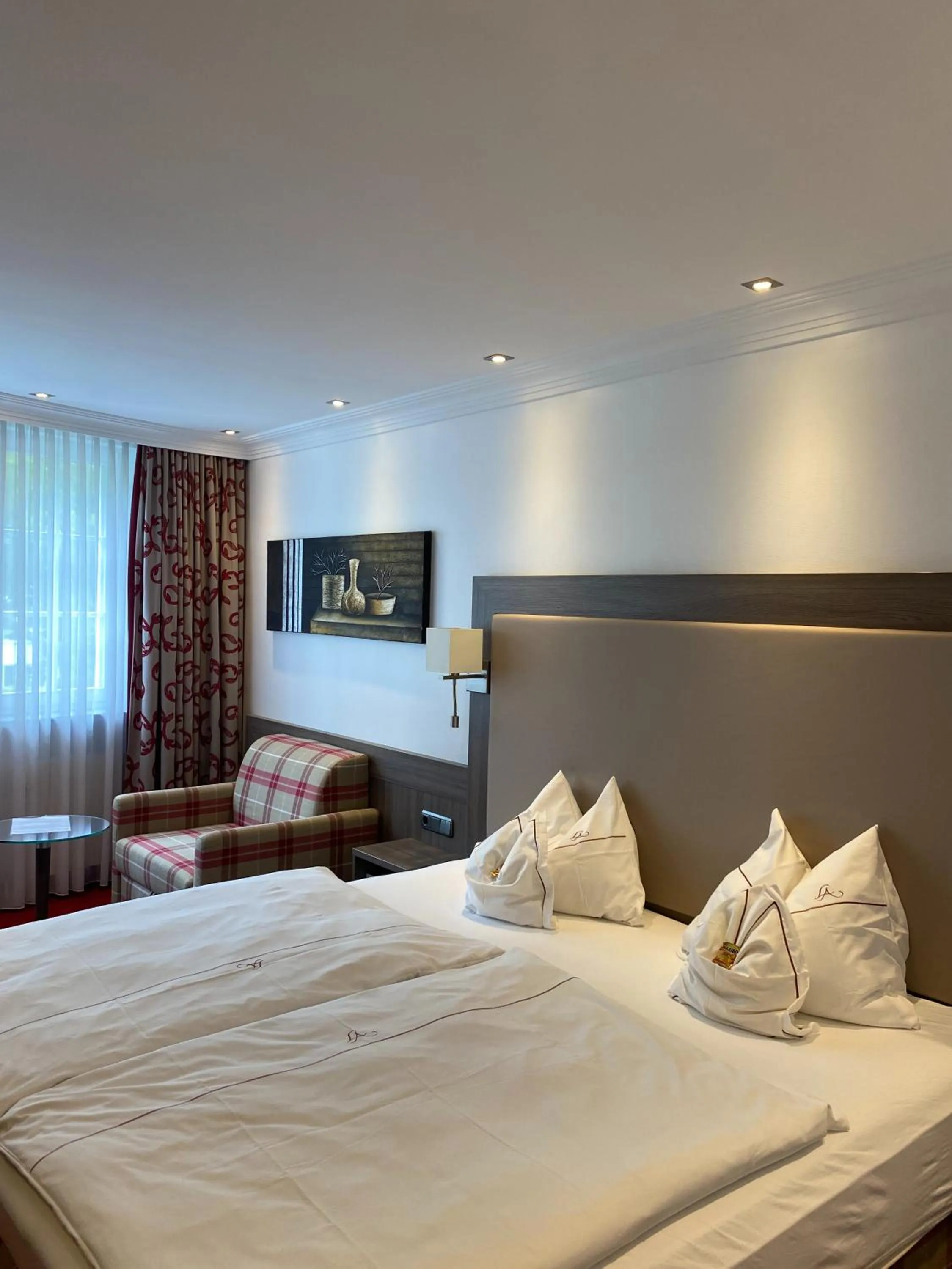 Photo of the whole room, Bed in Landhaus Alpinia