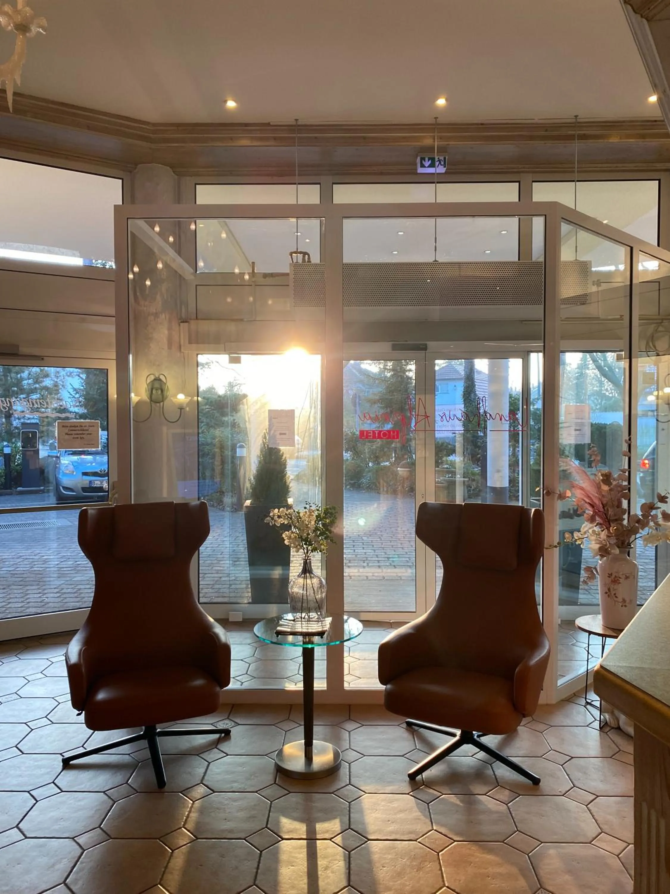 Lobby or reception in Landhaus Alpinia