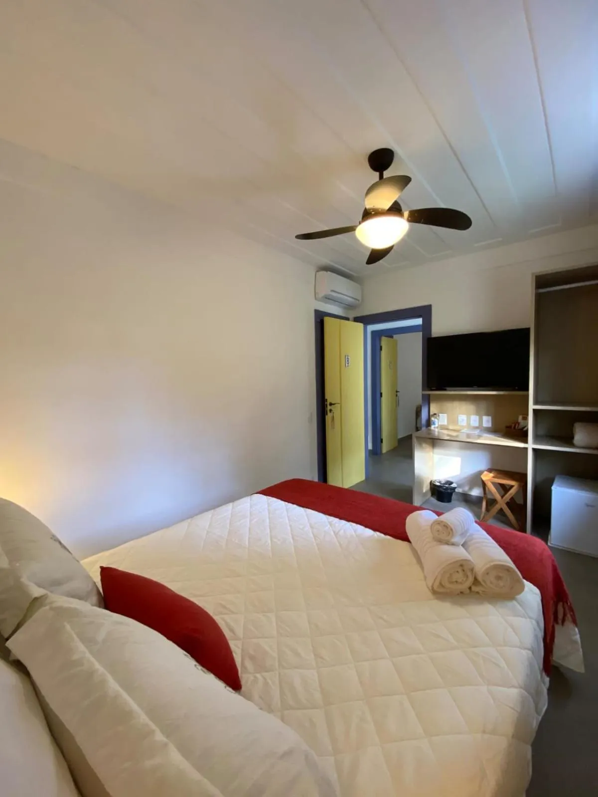 Bed in Pousada Relicário