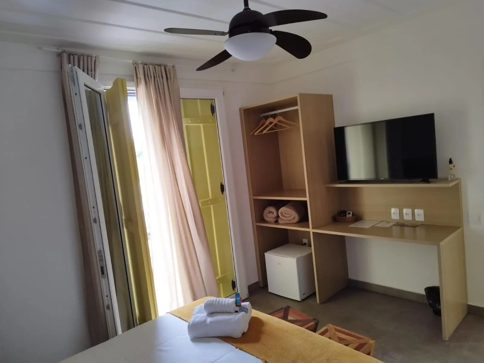 Bed in Pousada Relicário