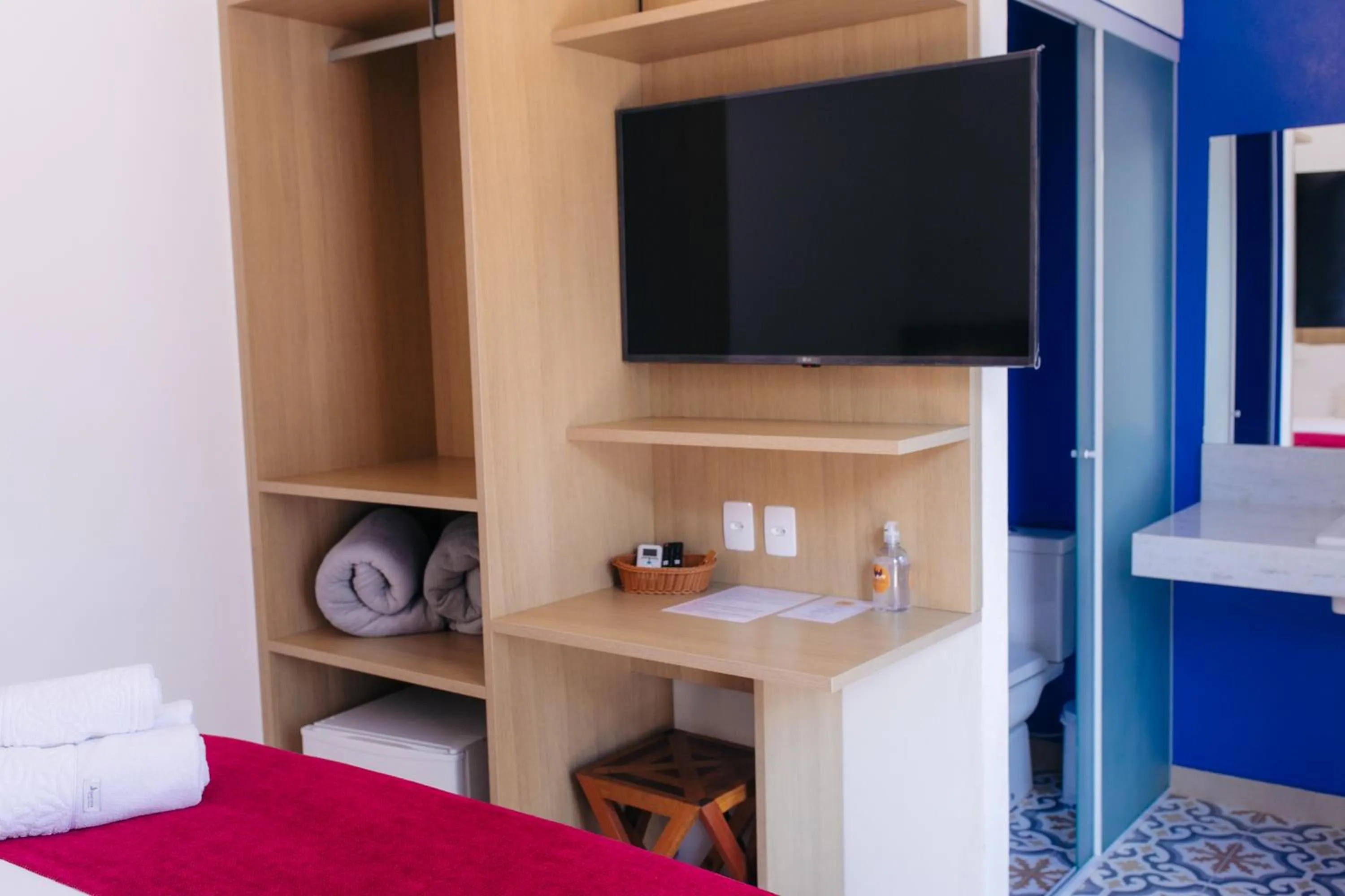 Bed in Pousada Relicário