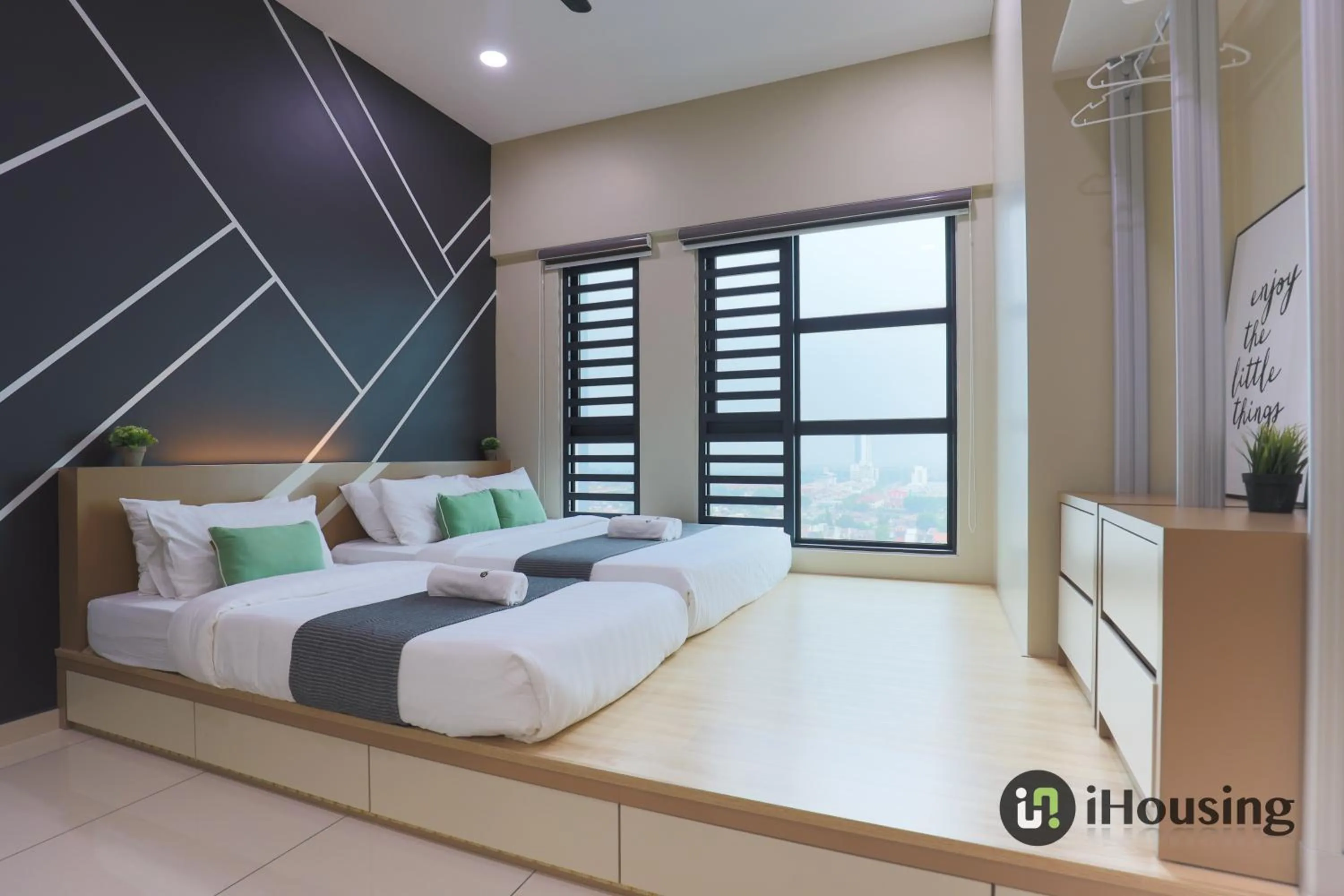 Bed in Ong Kim Wee Residence Melaka By I Housing