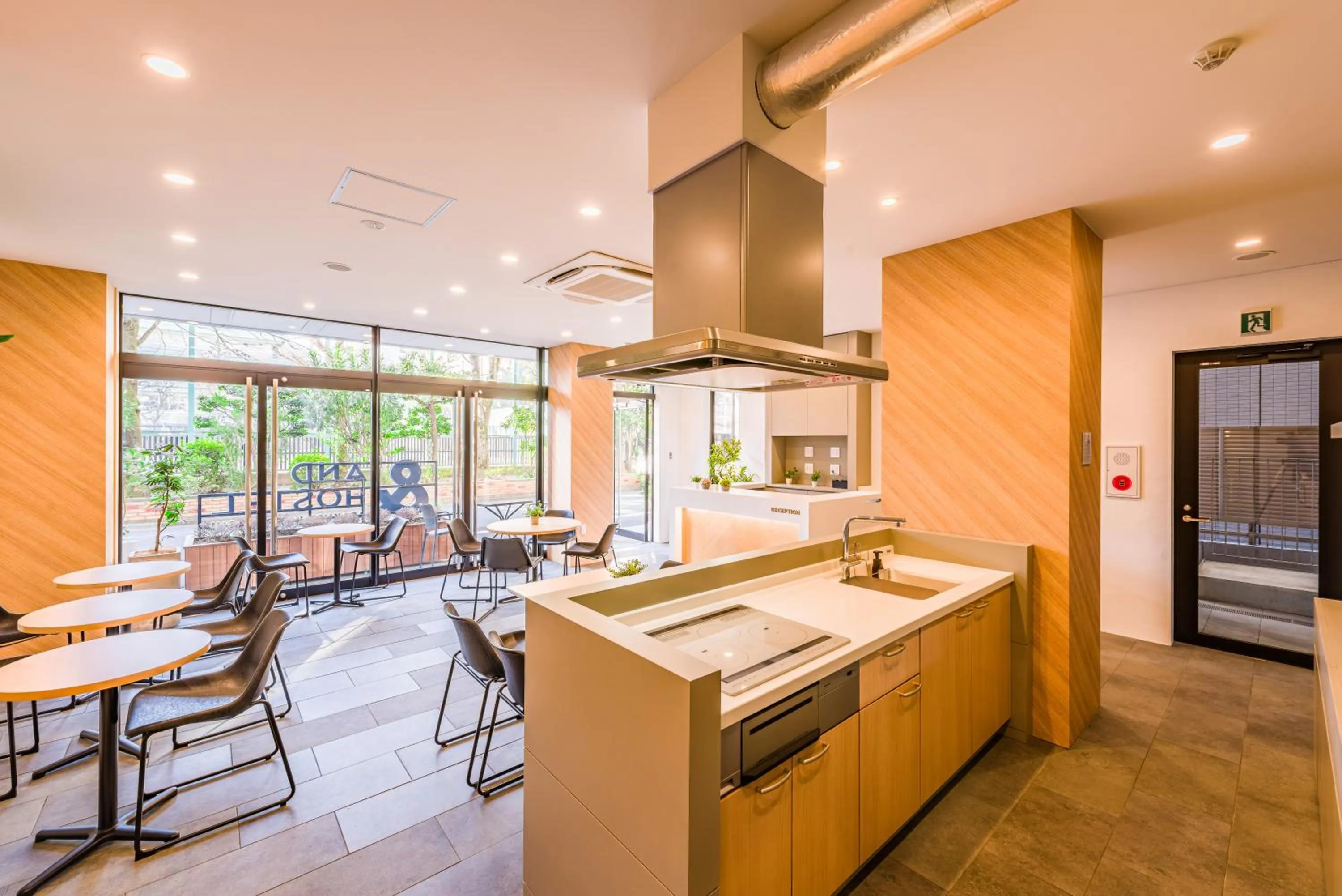 Communal kitchen in &AND HOSTEL ASAKUSA KAPPABASHI