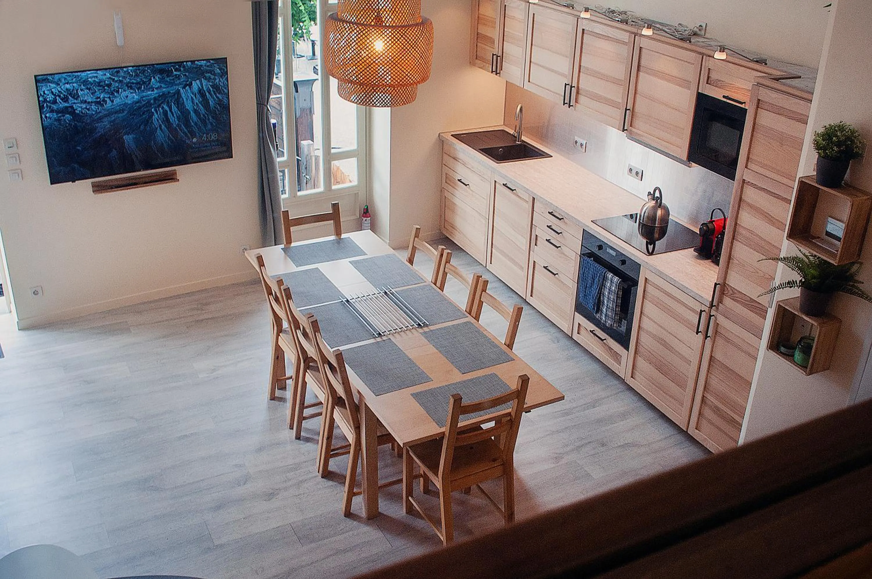 Kitchen or kitchenette in Panorama apartment Briancon