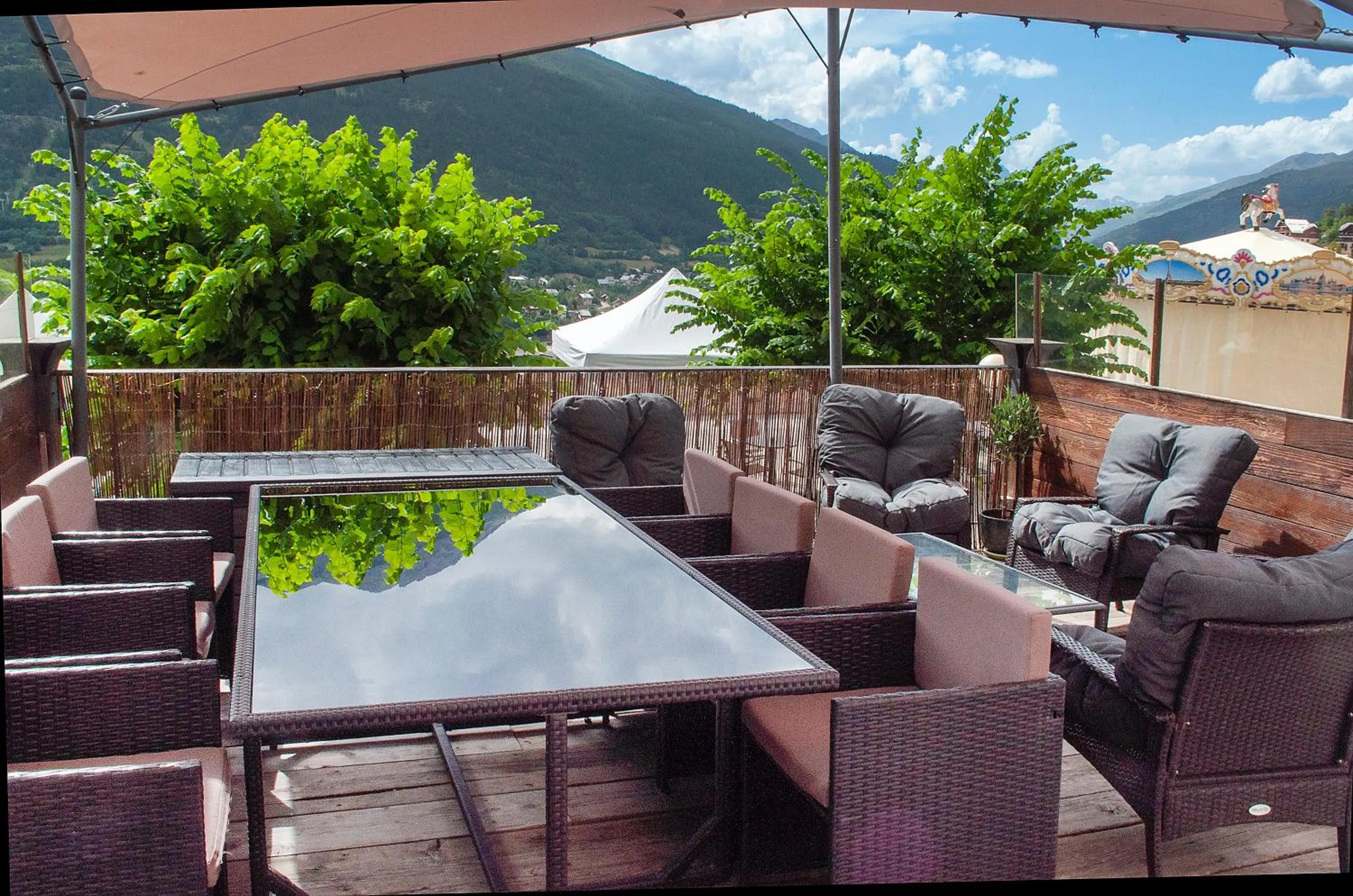 Balcony/Terrace in Panorama apartment Briancon