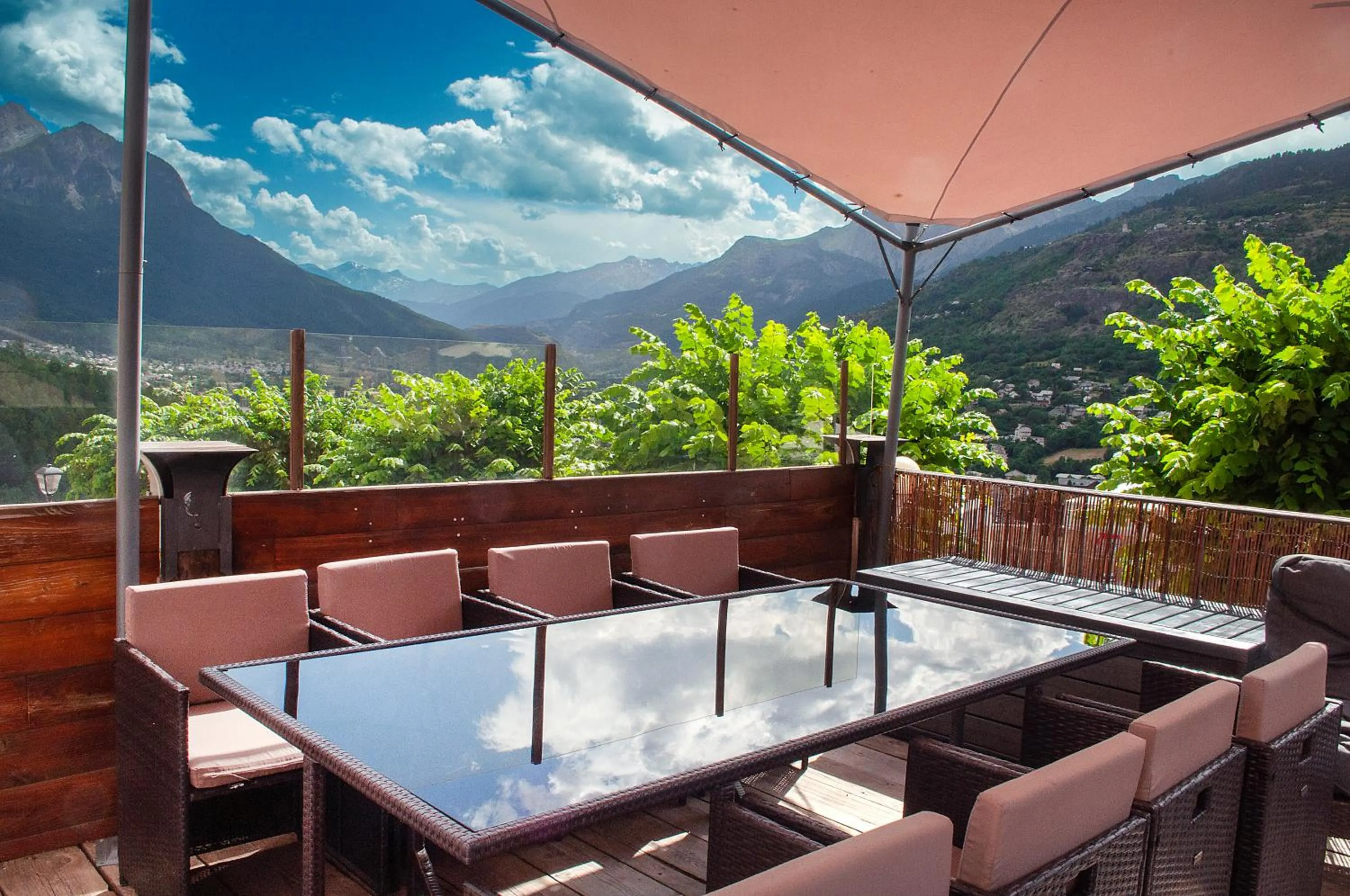 Balcony/Terrace in Panorama apartment Briancon