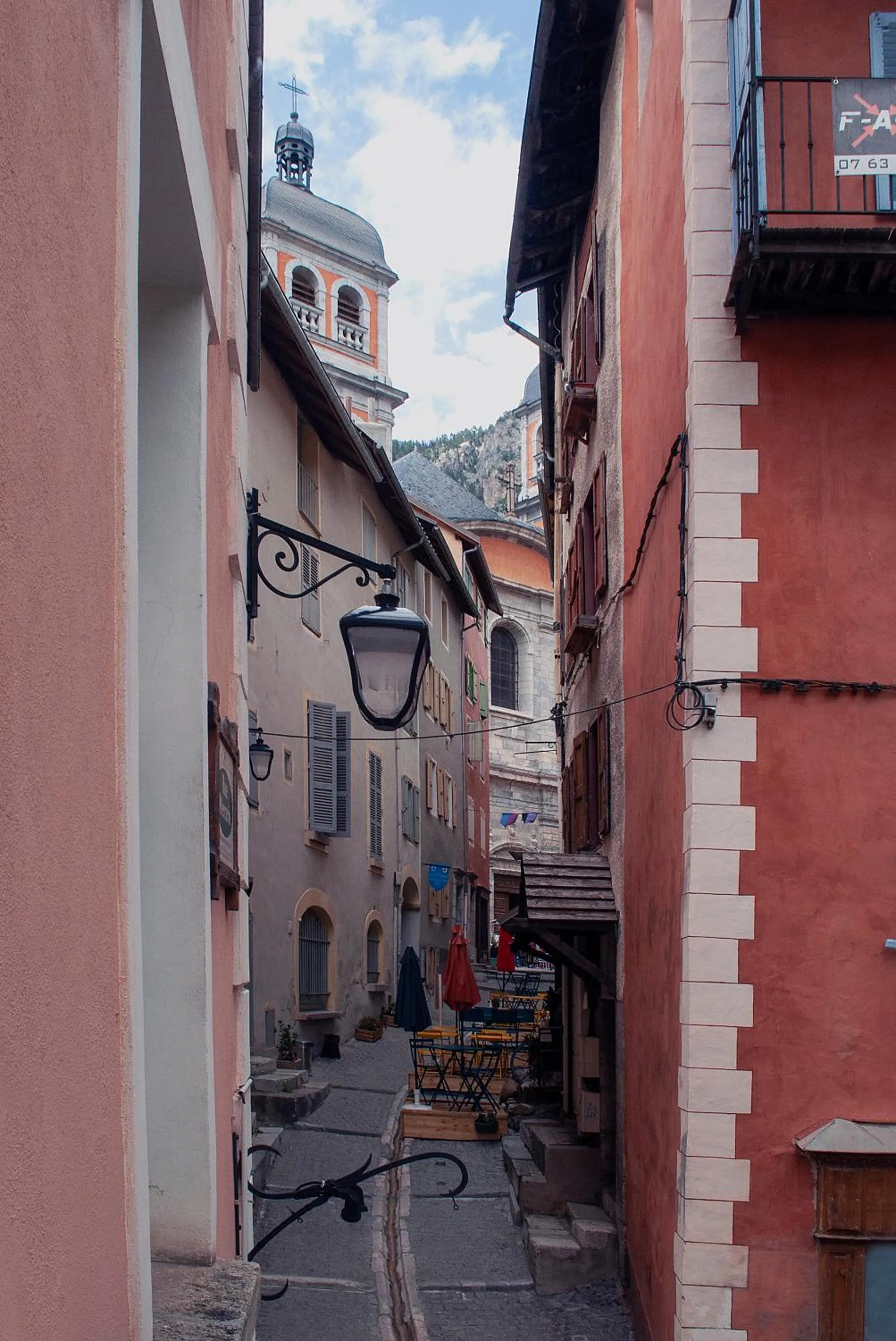City view in Panorama apartment Briancon