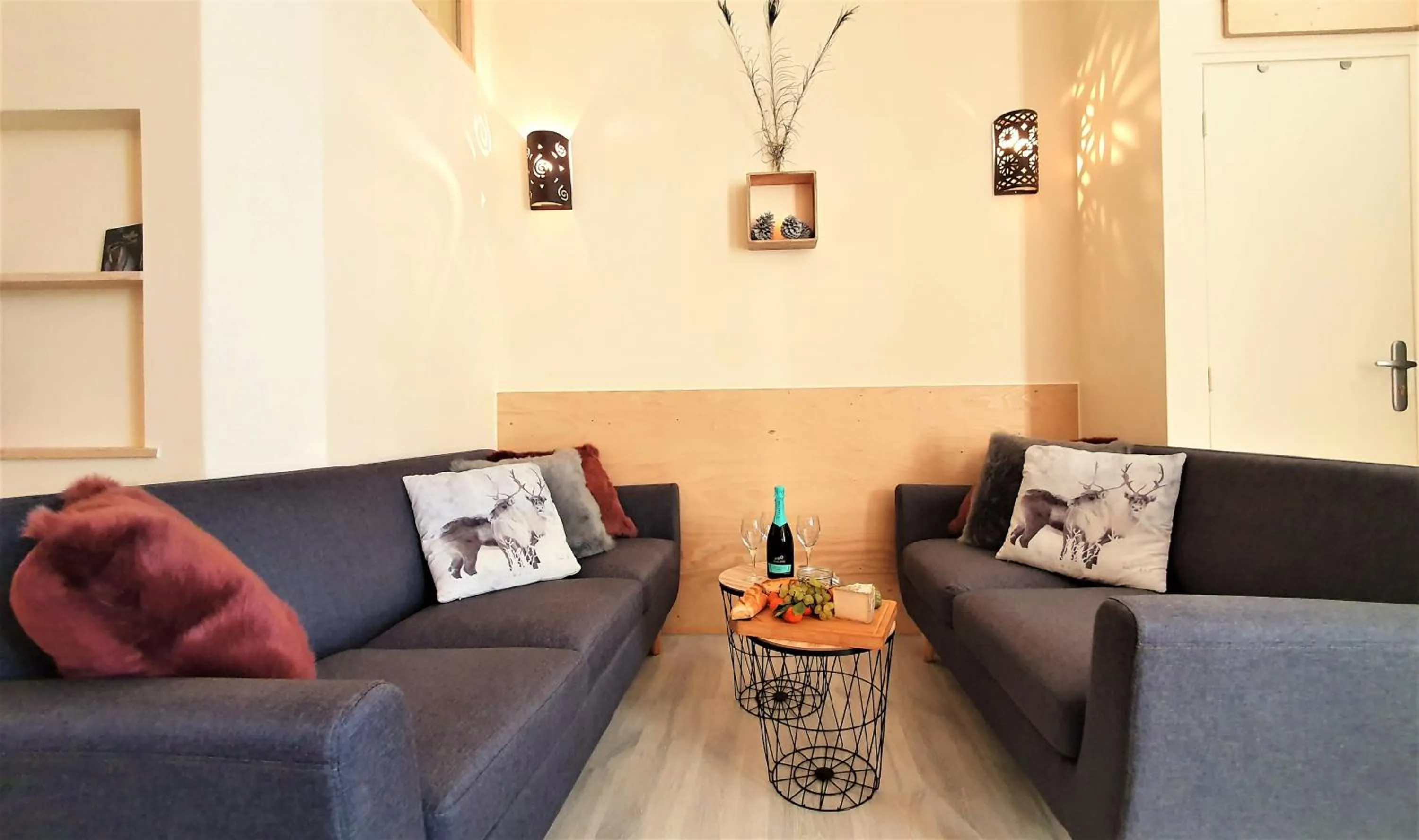 Living room in Panorama apartment Briancon