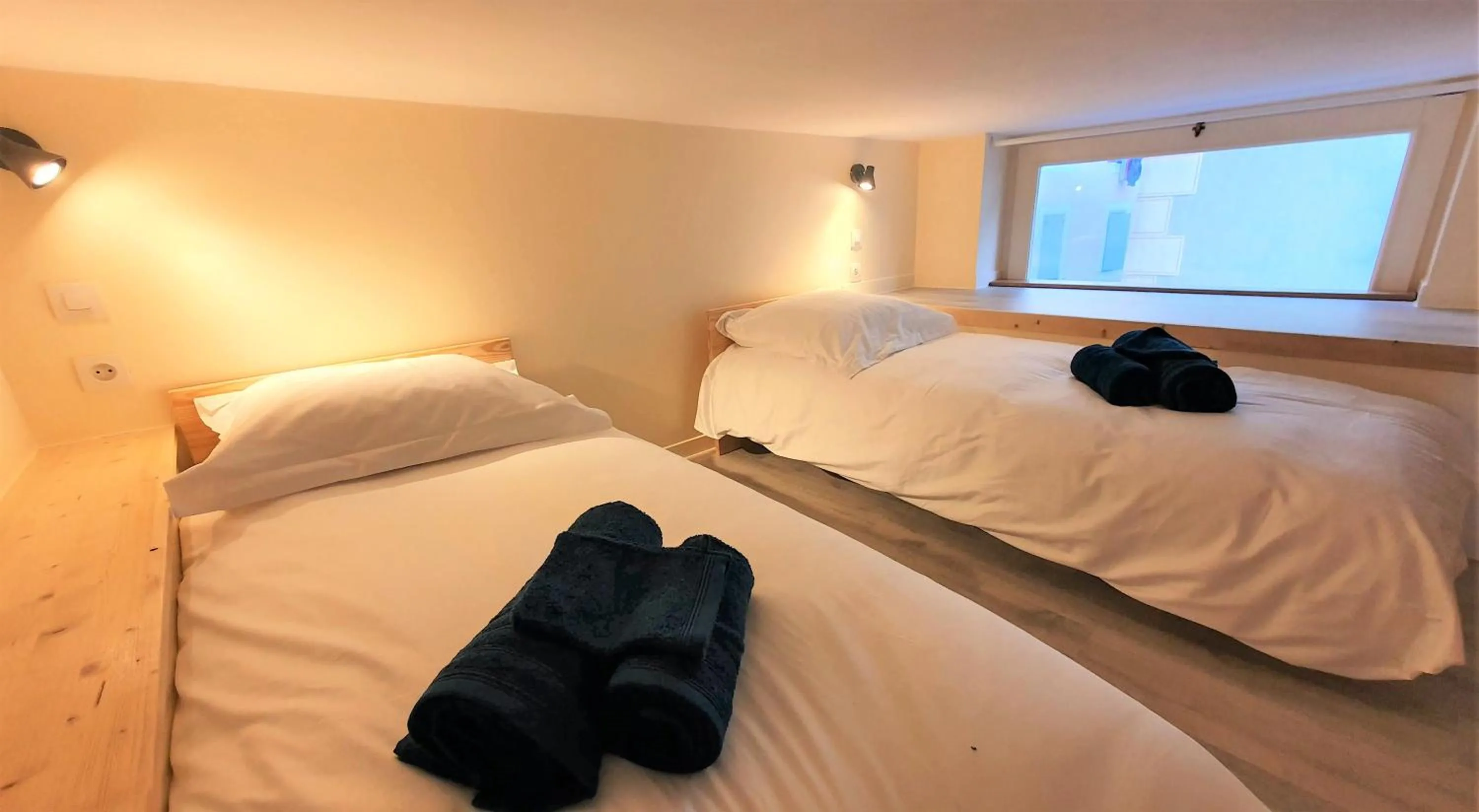 Bedroom, Bed in Panorama apartment Briancon