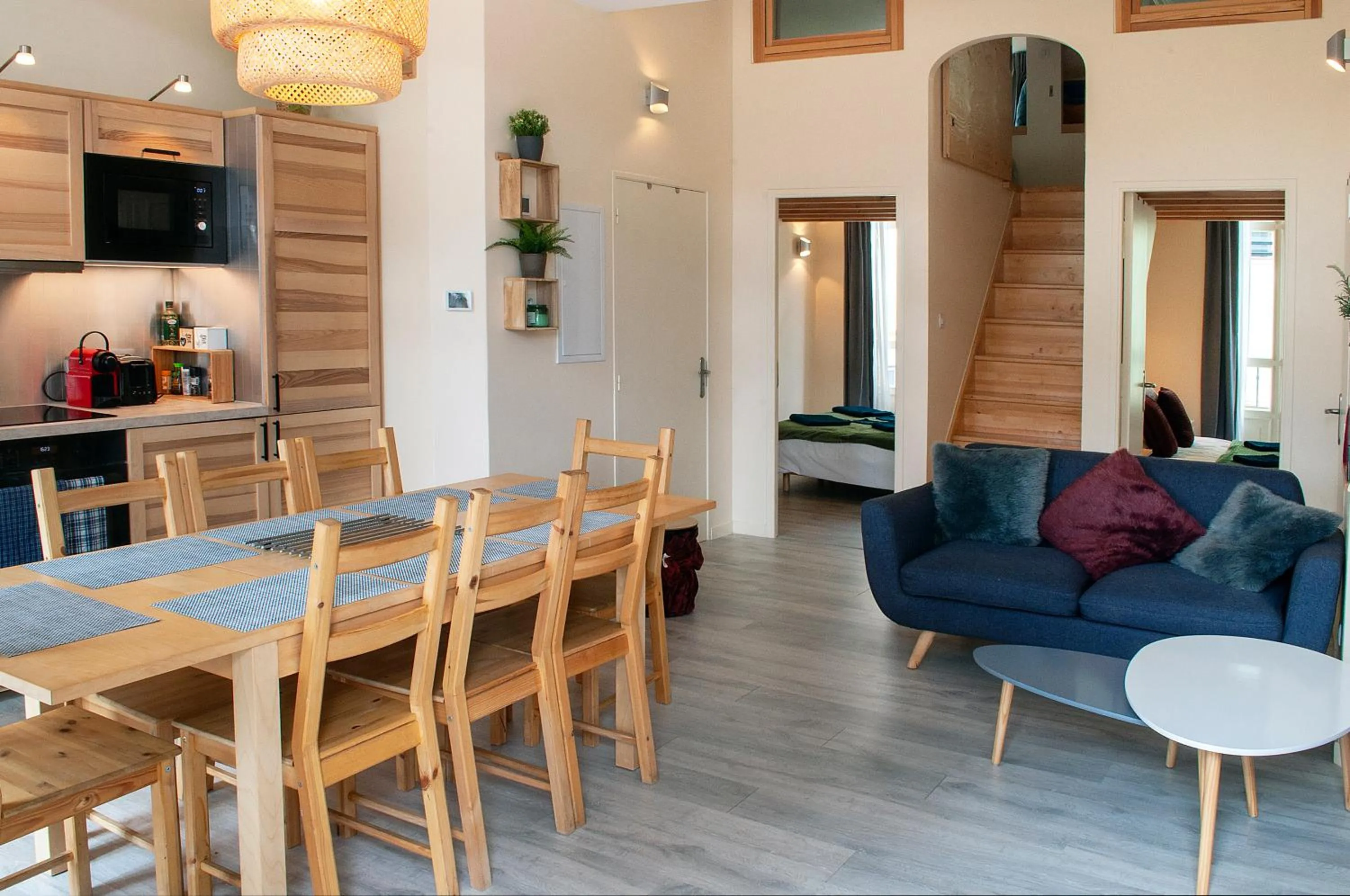 Living room in Panorama apartment Briancon