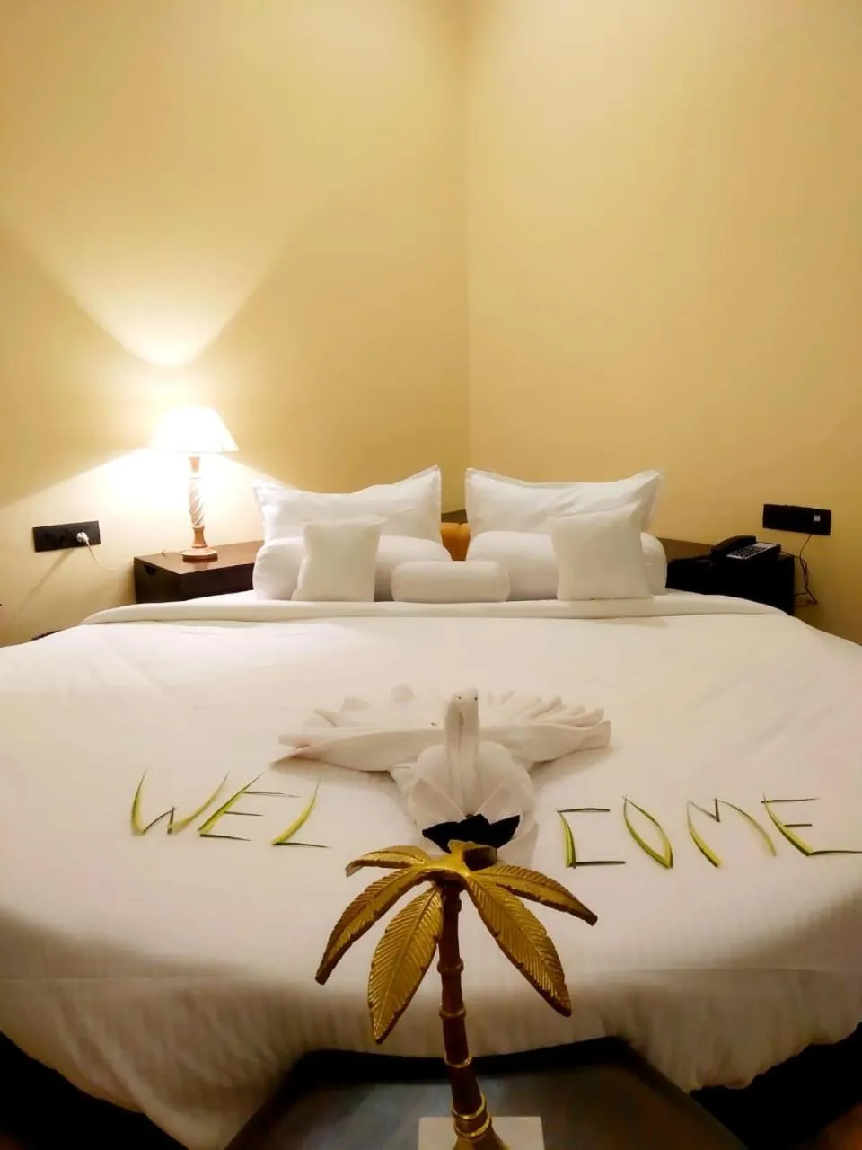 Bed in The Pench International