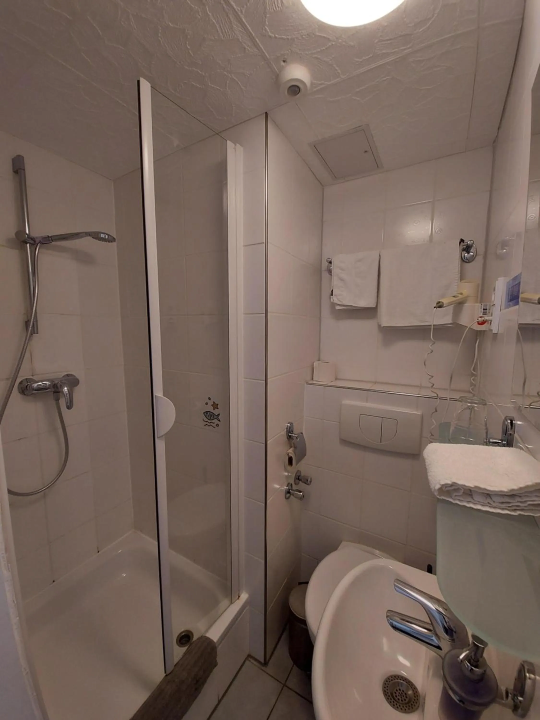 Shower in Hotel Müller Köln