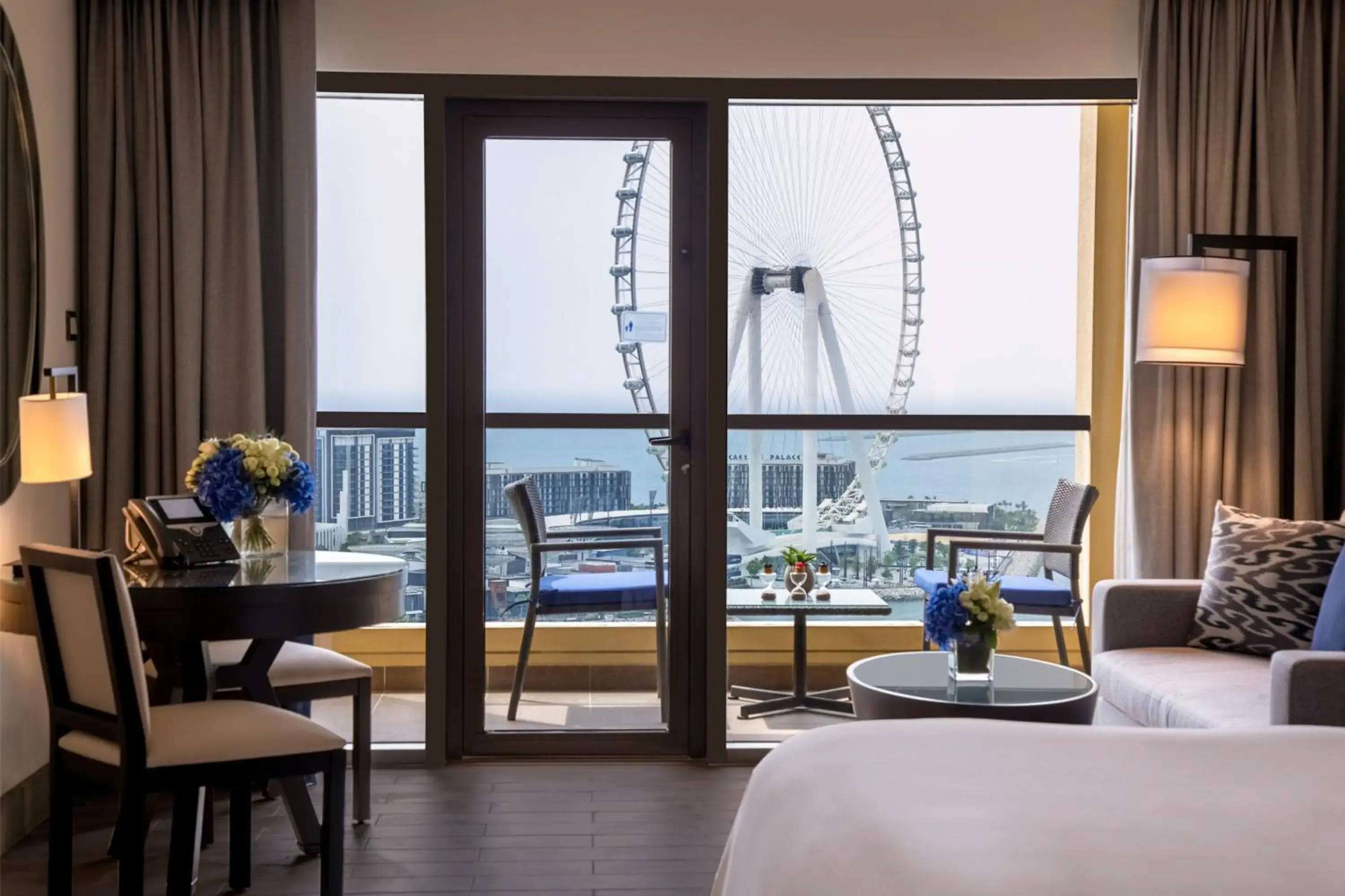 Sea Front View Room with Balcony and Lounge Access - single occupancy - Twin Bed in Amwaj Rotana, Jumeirah Beach - Dubai Sea Front View Room with Balcony and Lounge Access - single occupancy - Twin Bed in Amwaj Rotana, Jumeirah Beach - Dubai