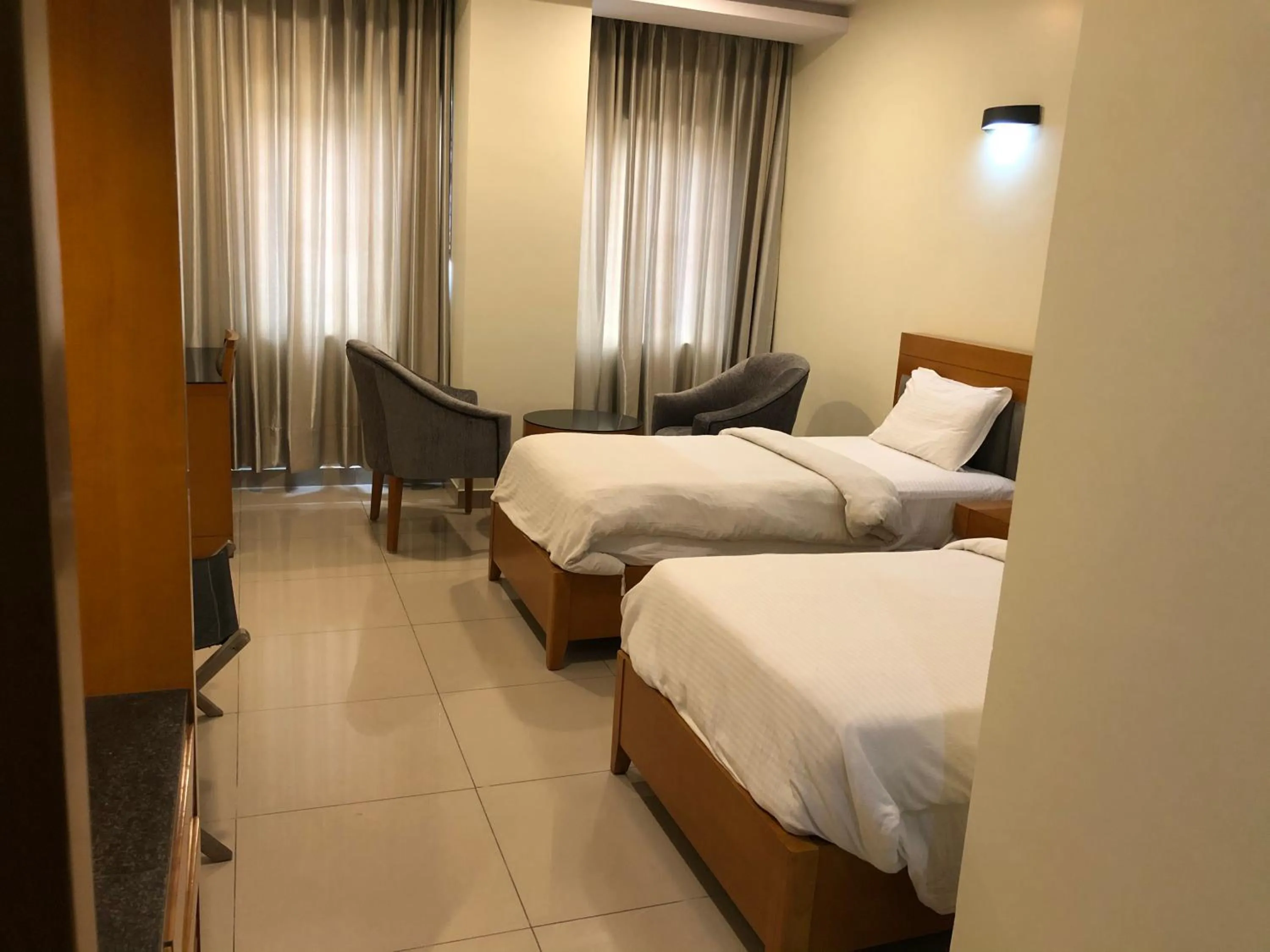 Bed in Leela pavilion