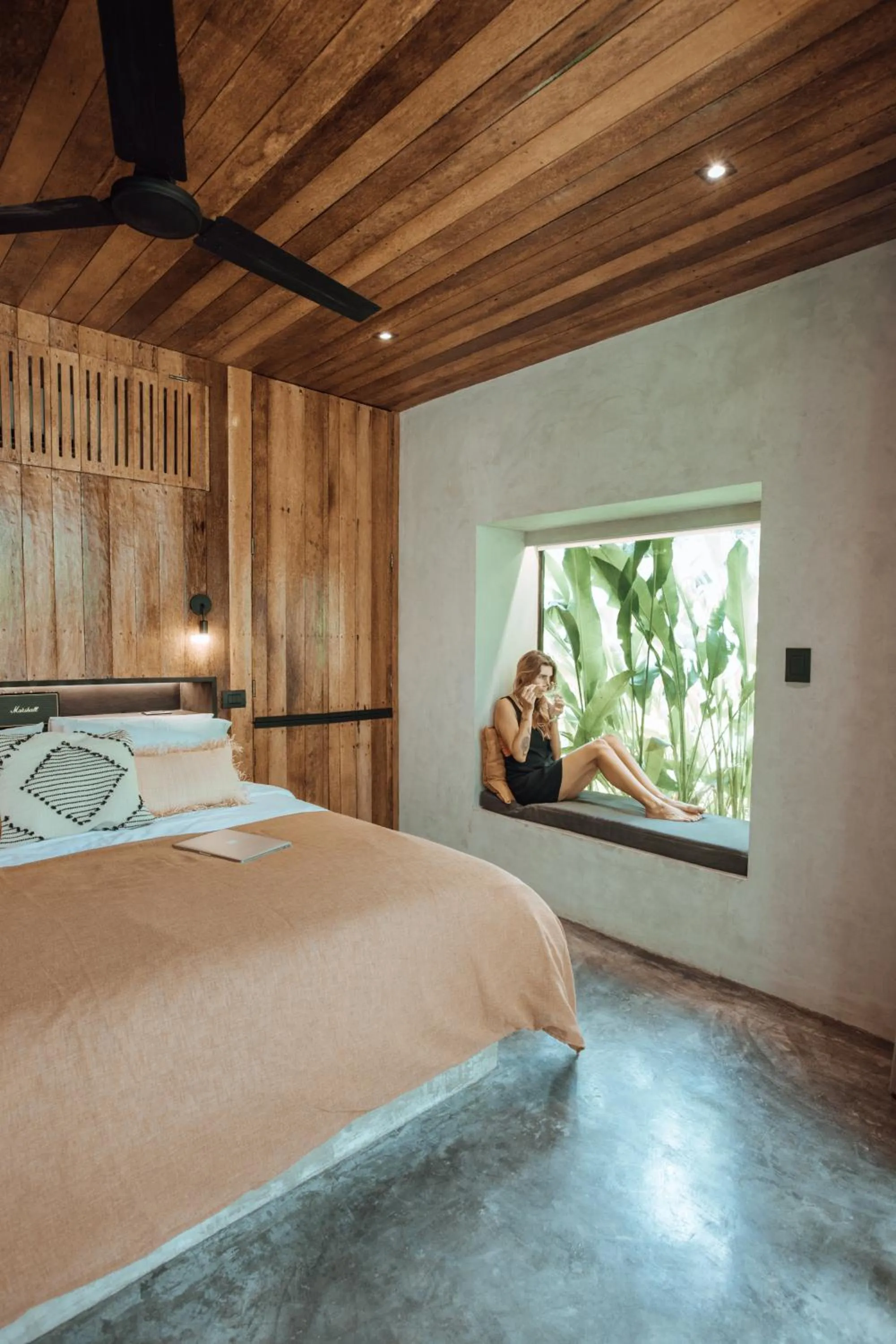 Bedroom, Bed in Surfing Temple Hotel Boutique