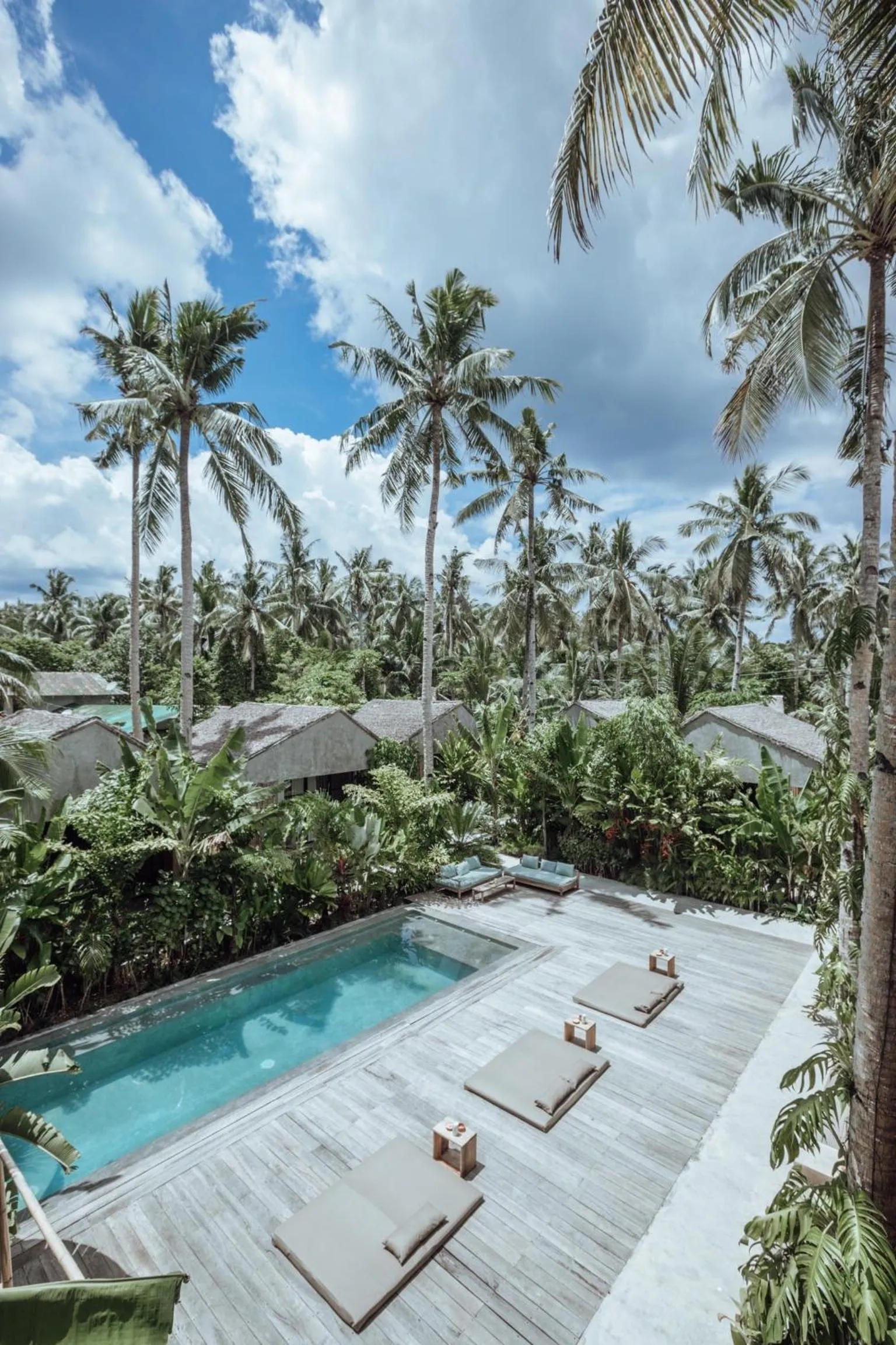 Swimming pool in Surfing Temple Hotel Boutique